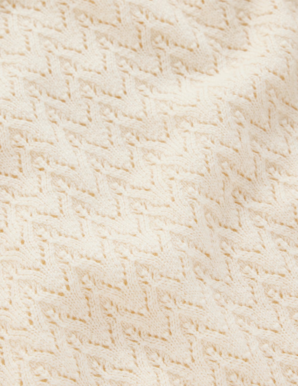 Diane Pointelle Sweater-Warm Ivory