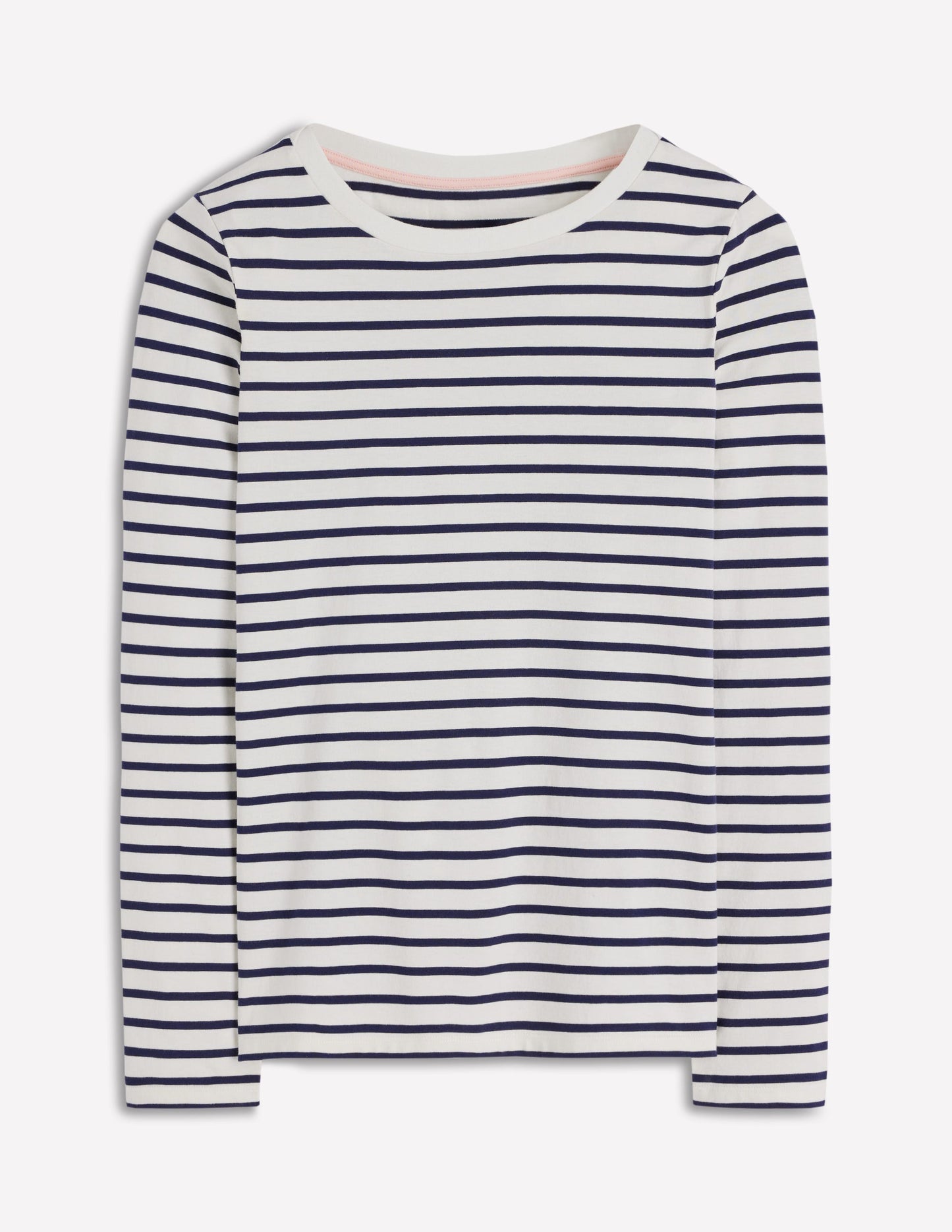 Olivia Long Sleeve Breton-Ivory, Navy