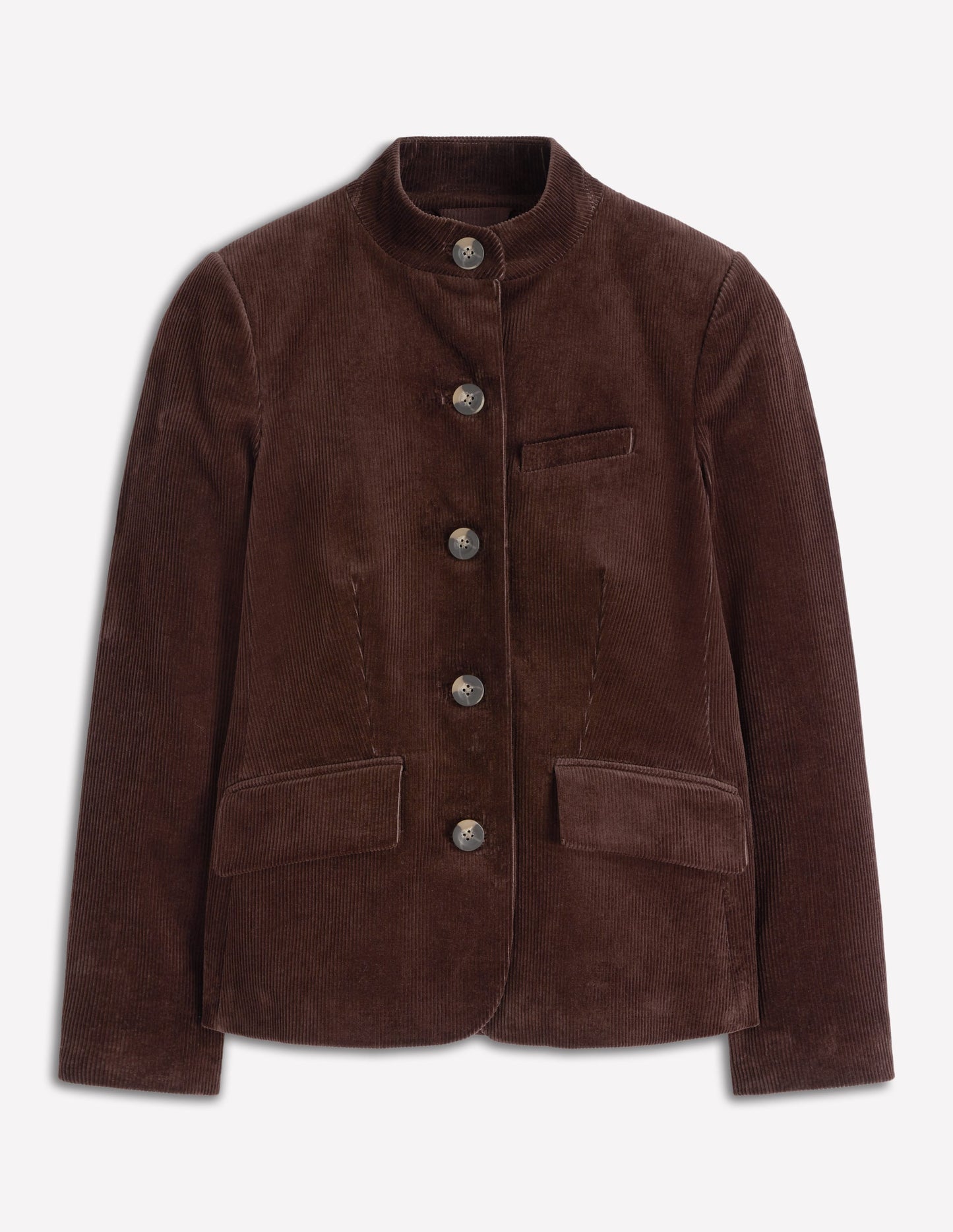 Military Cord Jacket-Espresso