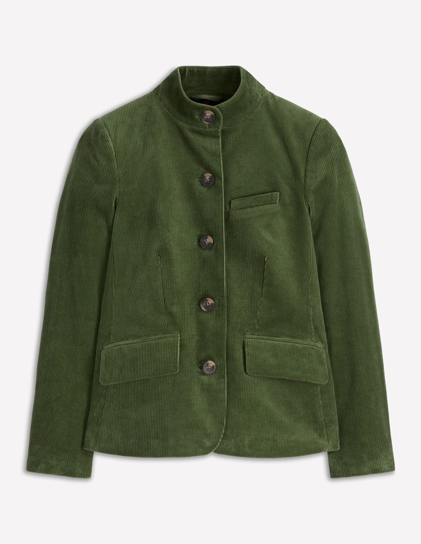 Military Cord Jacket-Fern