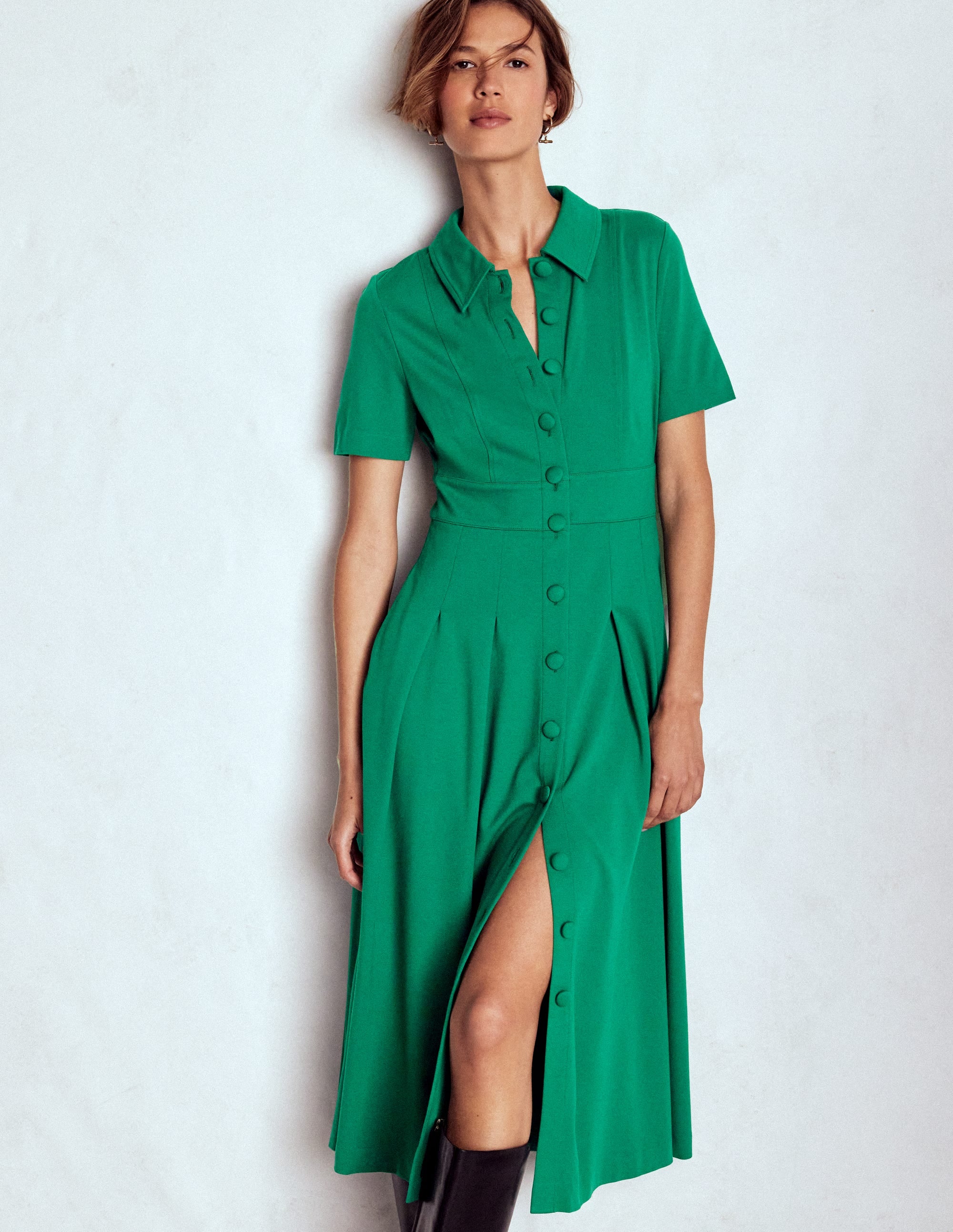 slim fit dress slacks Share Your Story Dark Emerald Green Shirt Dress – Shop the Mint