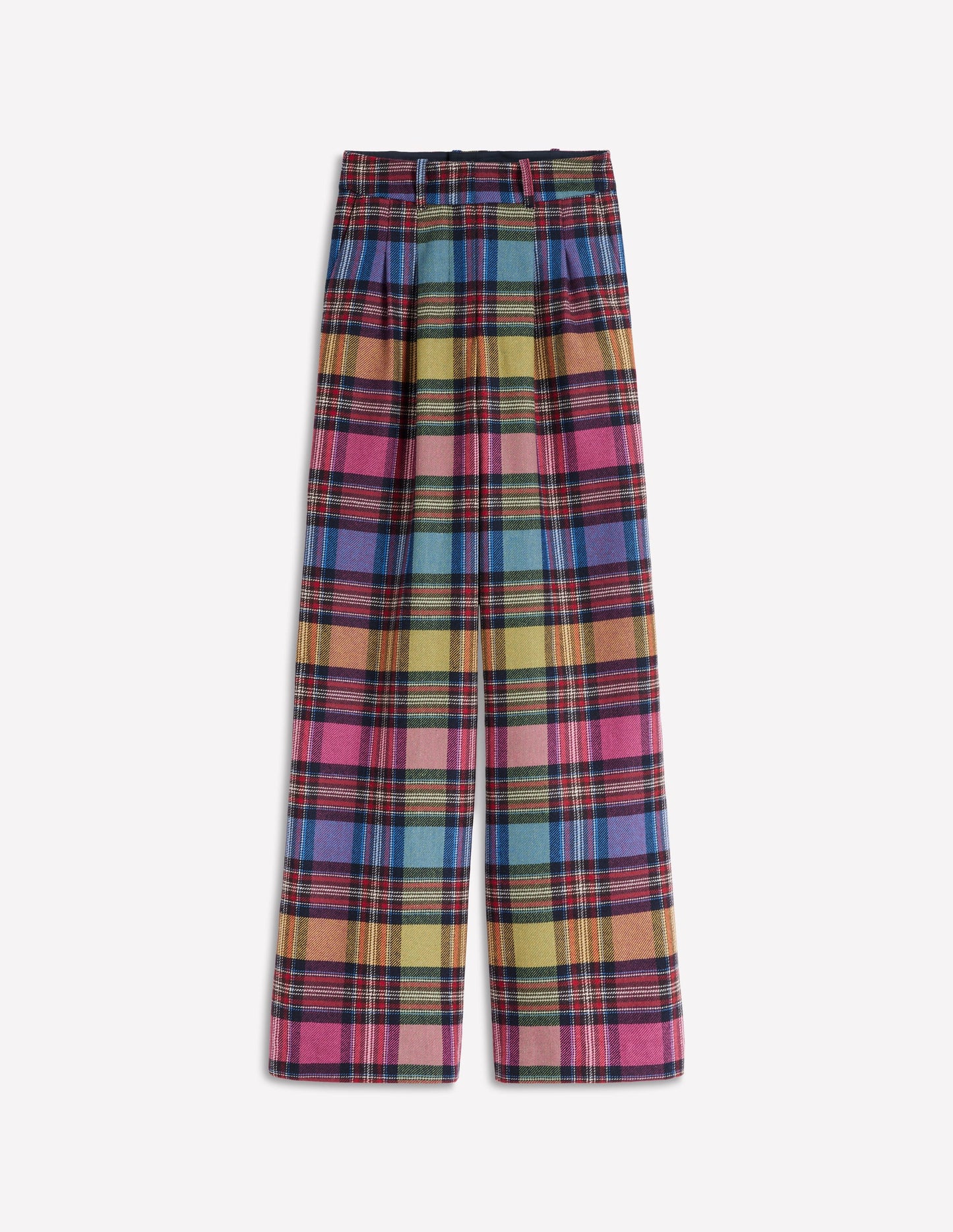 Kensington Tailored Pants-Multi Blanket Check
