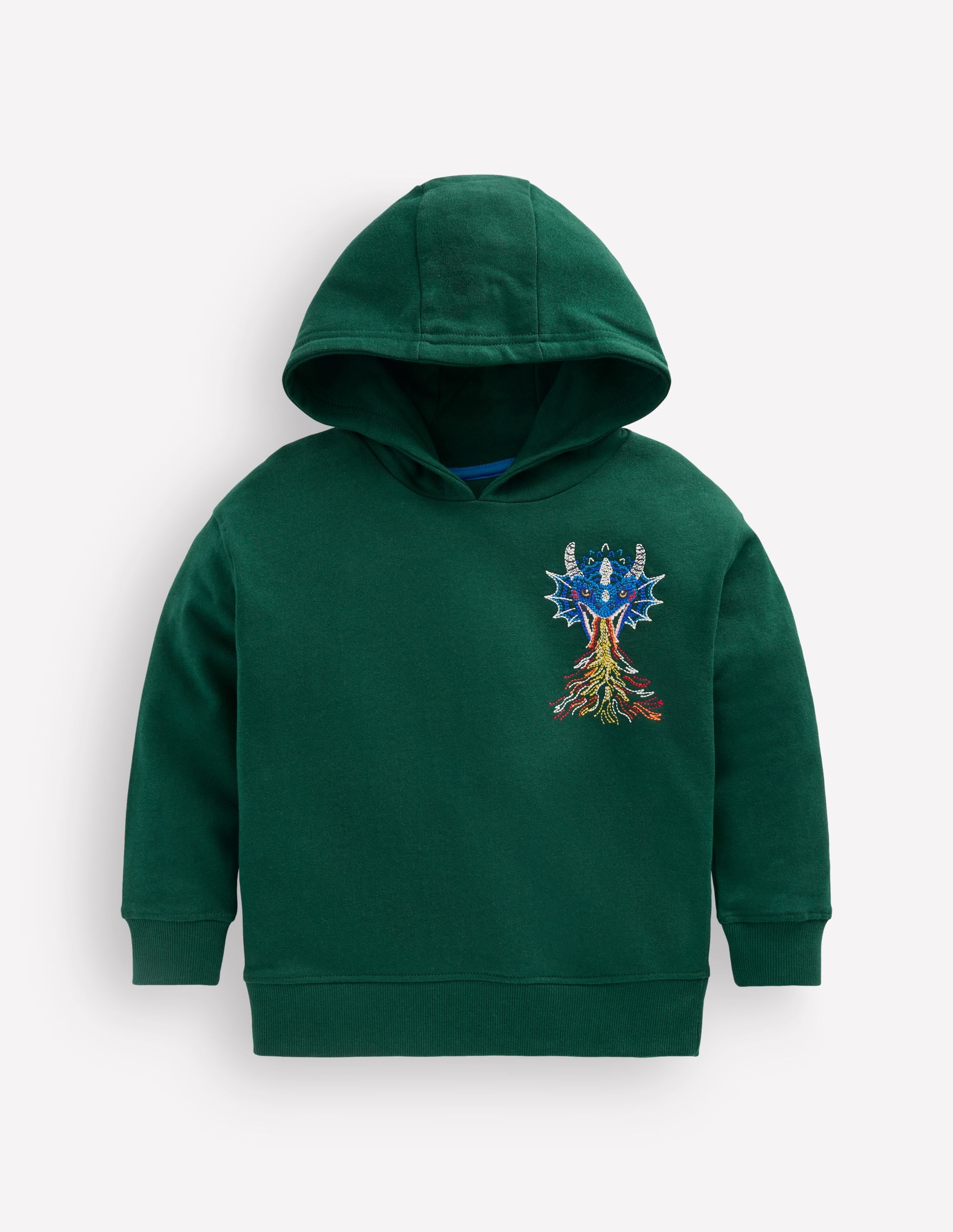 デコパージュ Superstitch Hoodie - Emerald Night Dragon | Boden USA
