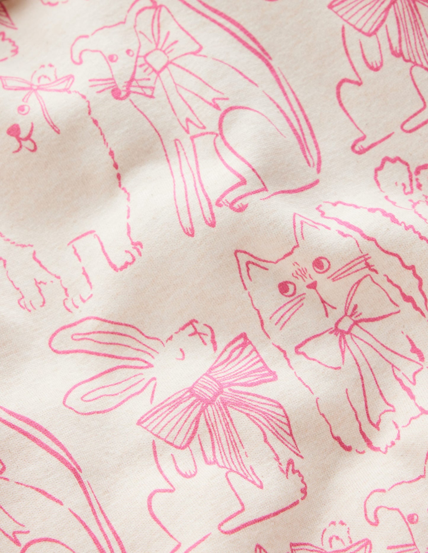 Printed Hoody-Oatmeal Pets