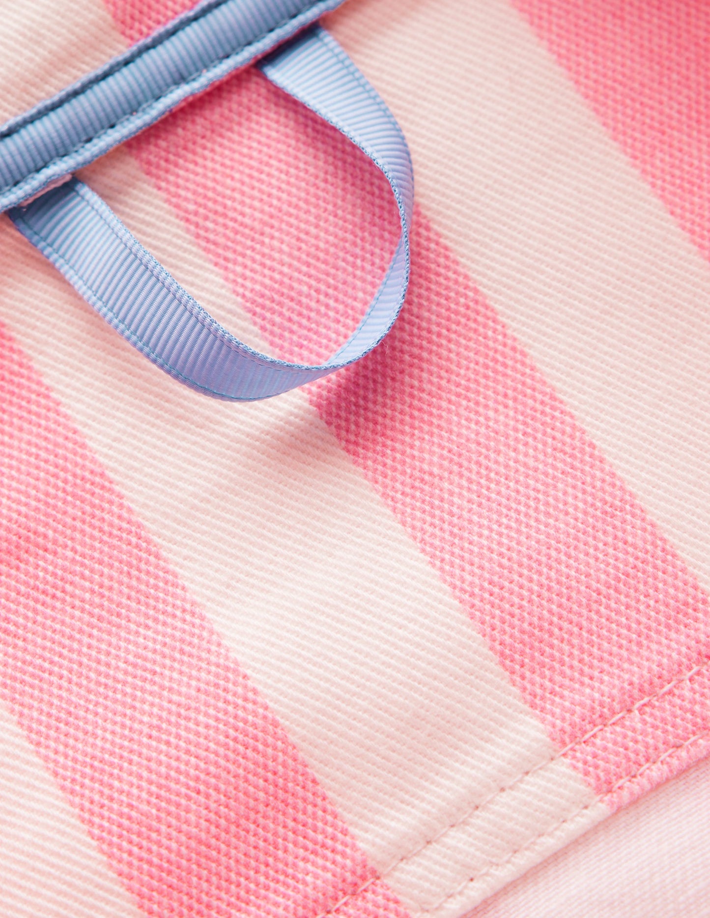 Denim Jacket-Pink Stripes