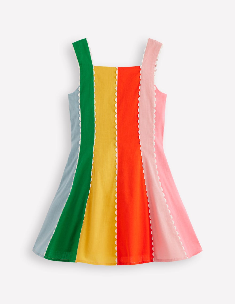 Boden Girls Woven Panel Dress Boden Girls Woven Panel Dress