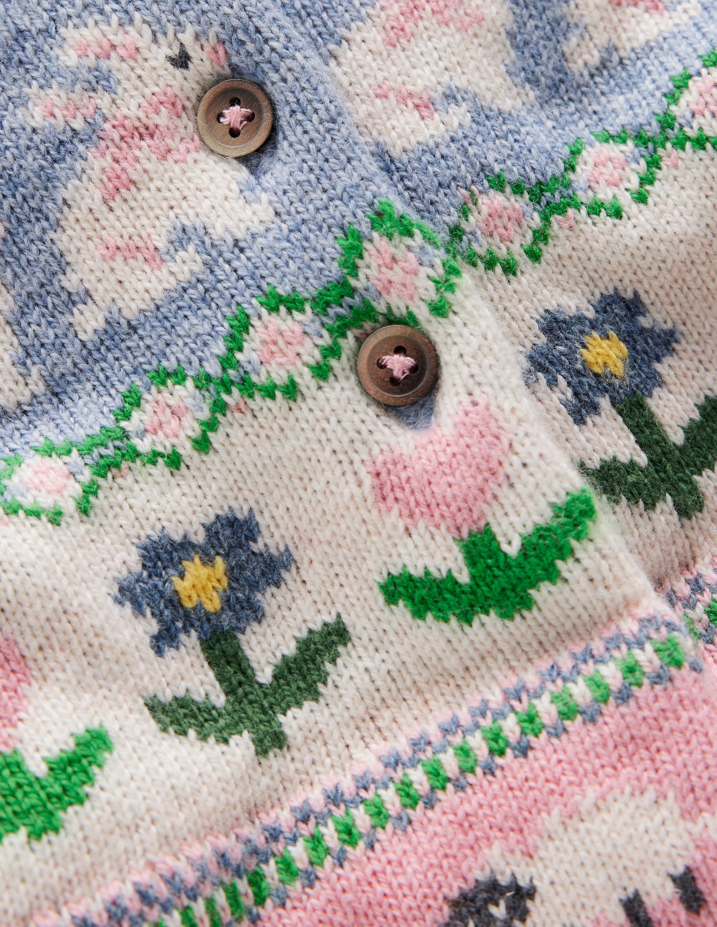 Edie Fair Isle Cardigan-Multi Easter