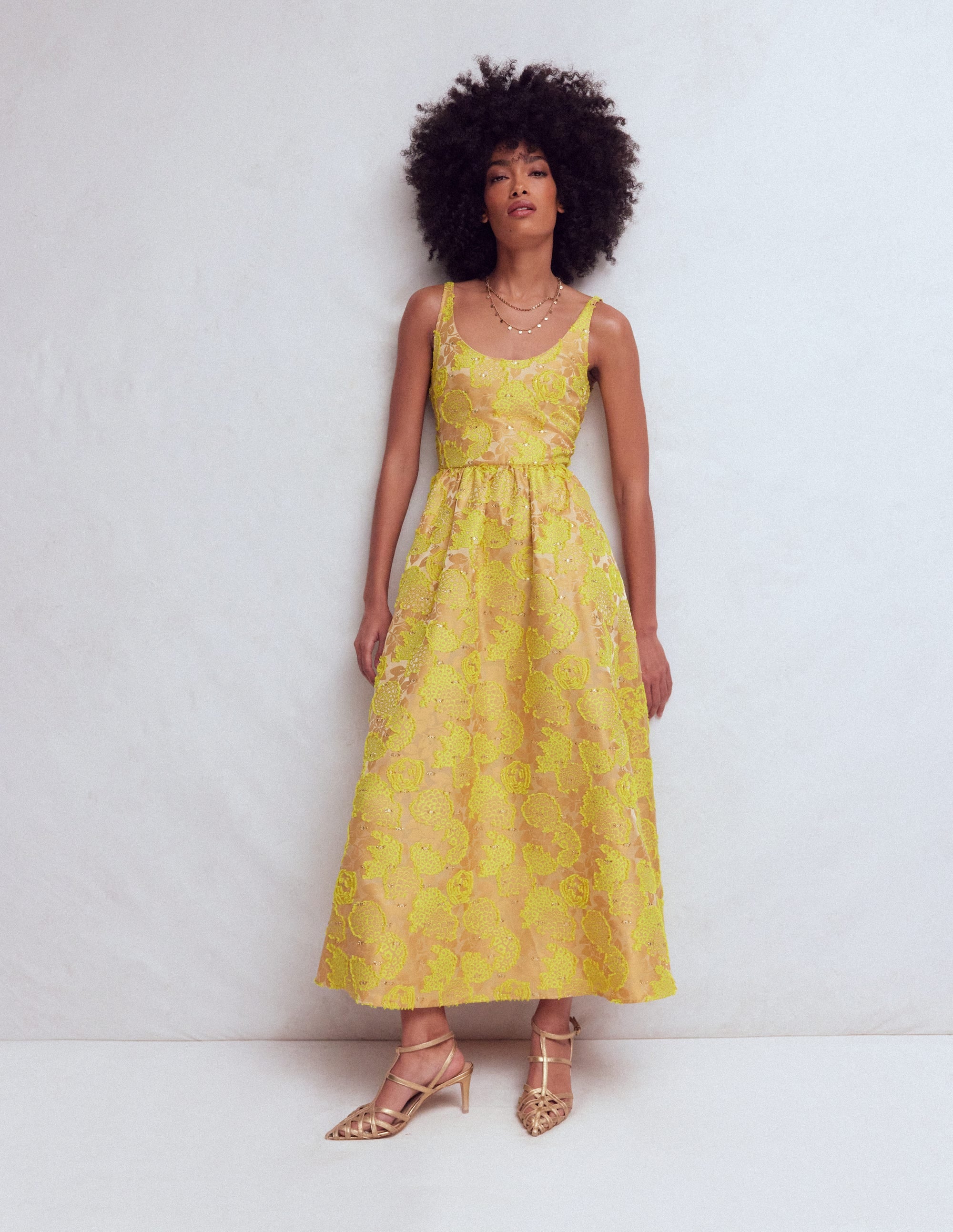 yellow print dress Dolly & Dotty Polka Dot Lemon Flare Unique Vintage Go wandering through the wildflowers in the Lulus Garden Explorer Mustard Yellow Floral Print Mini Dress 3D Floral Applique Dress -
