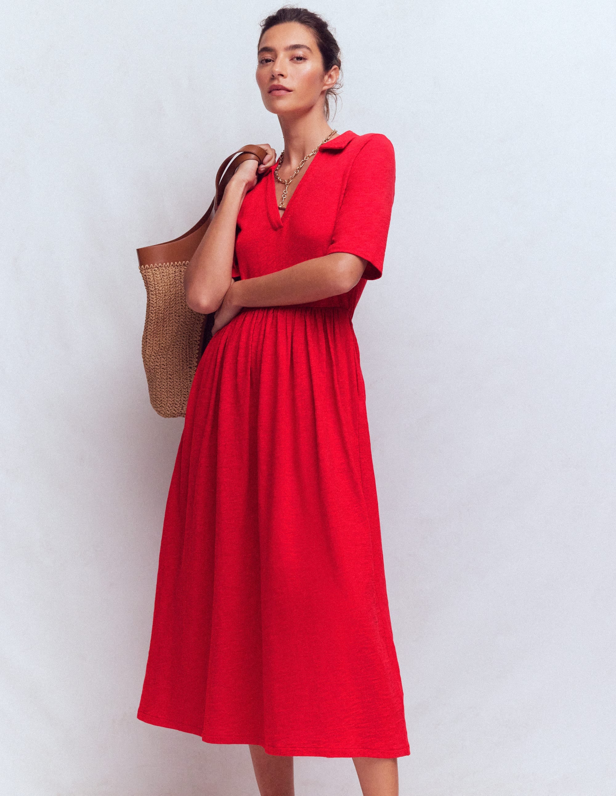 boden aria ponte midi dress Boden + Aria Ponte Midi Dress