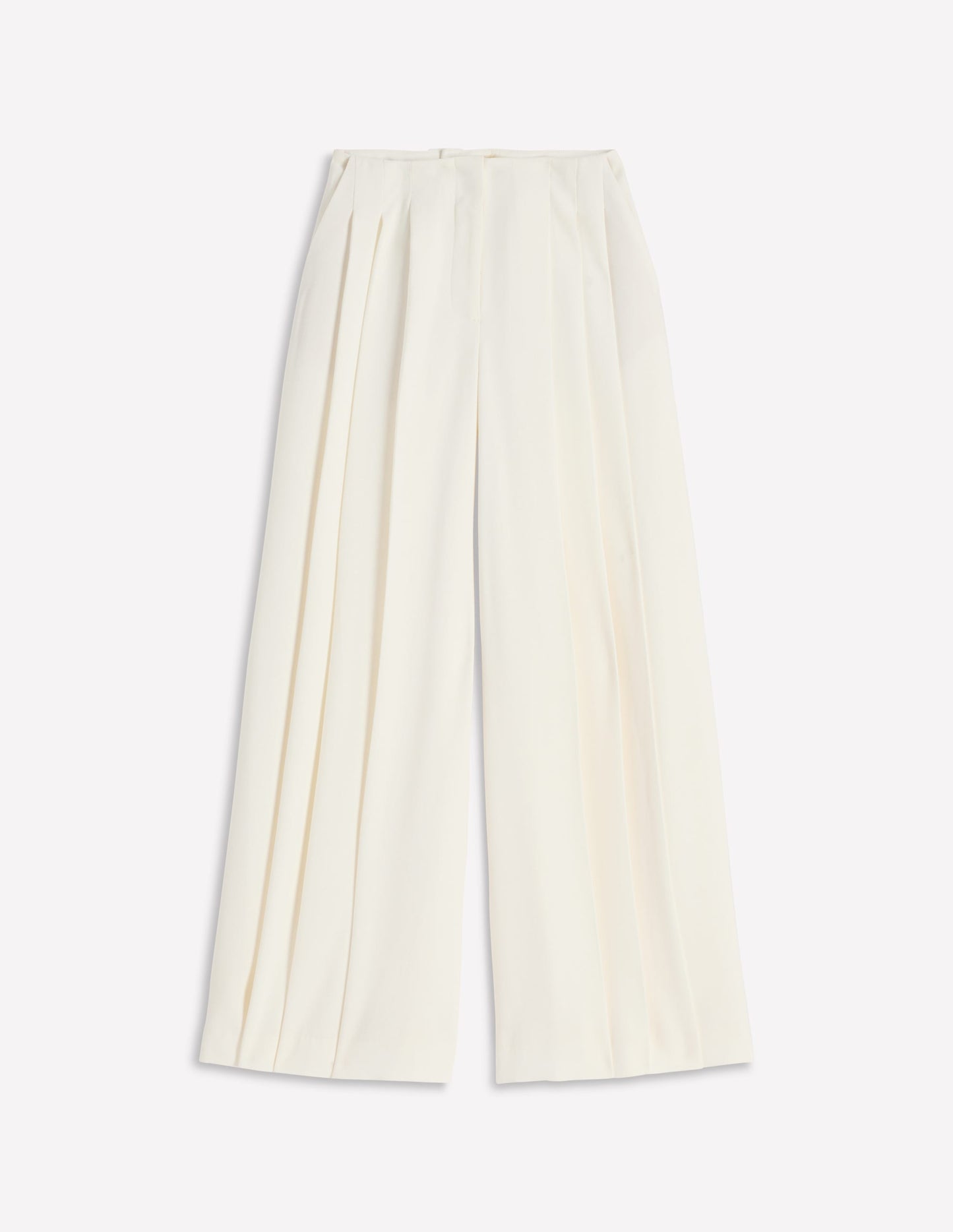 Regent Wide Leg Pants-Ivory