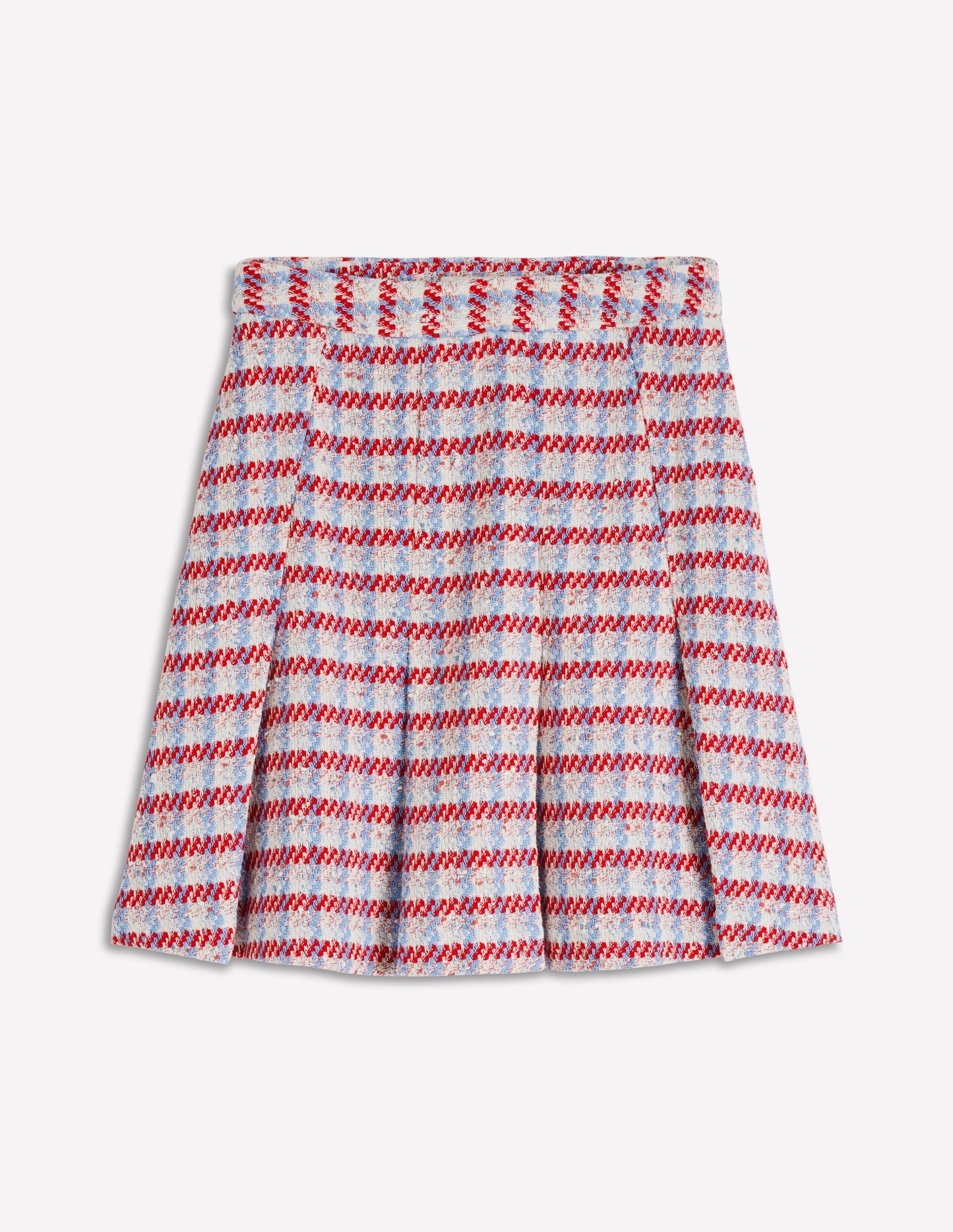 Flippy Textured Skirt-Pink Textured