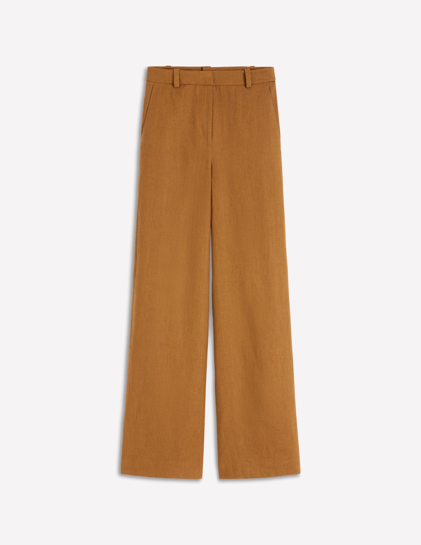 Belgravia Linen Pants-GINGERBREAD