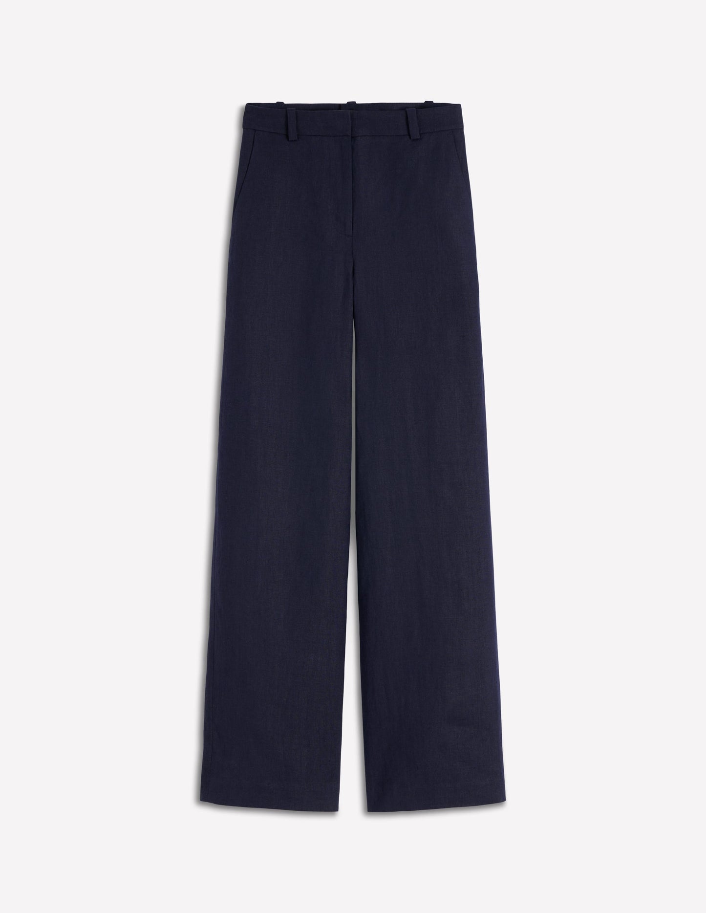 Belgravia Linen Pants-Navy