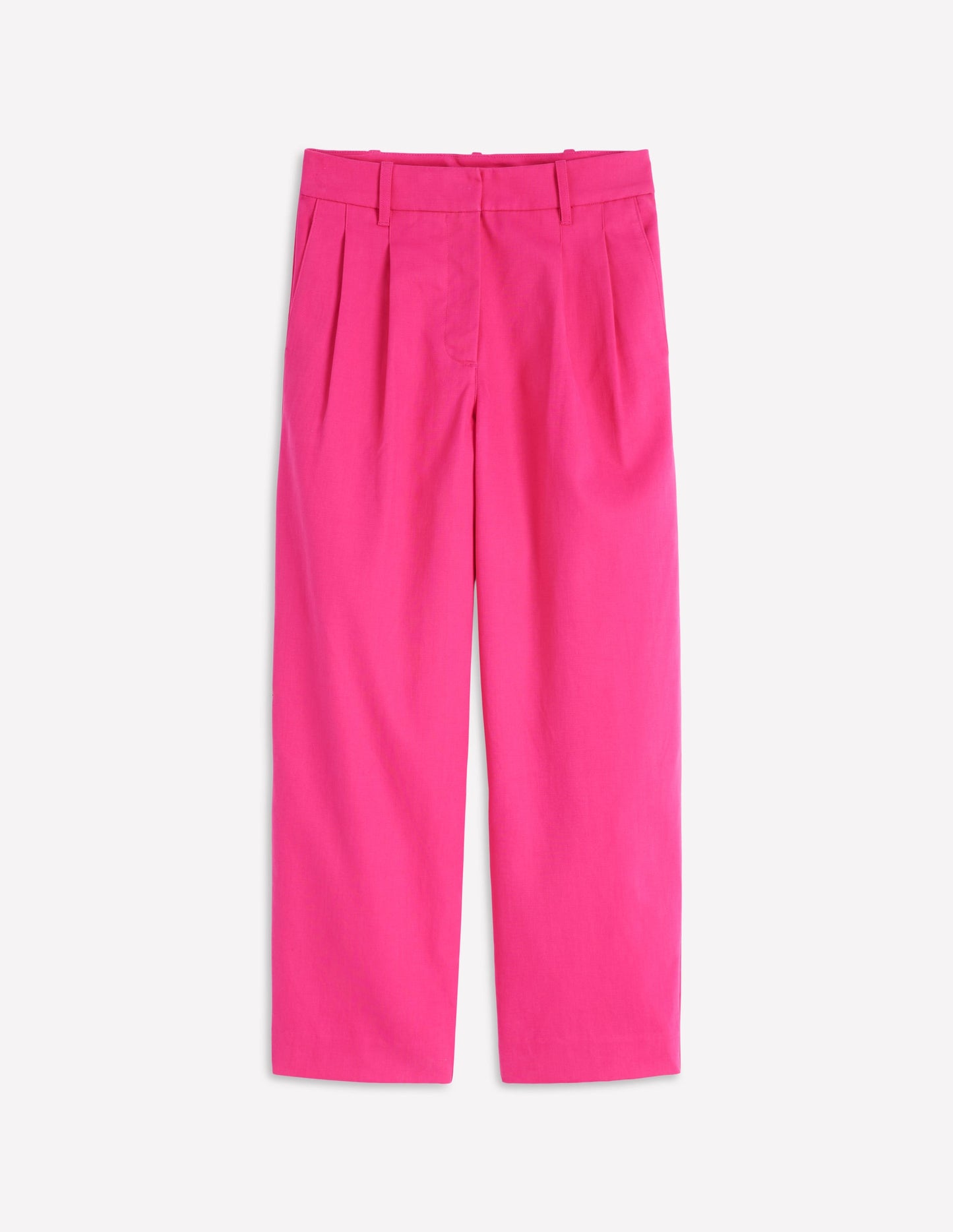 Bloomsbury Cotton Pants-Pink Peony