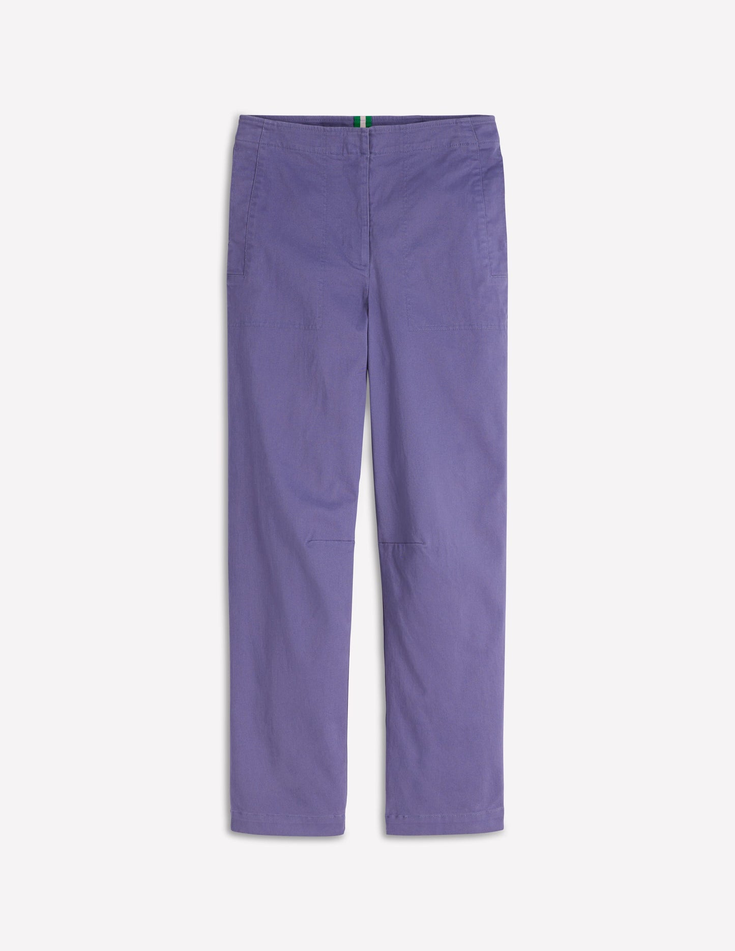 Straight Taper Pants-Purple Thistle