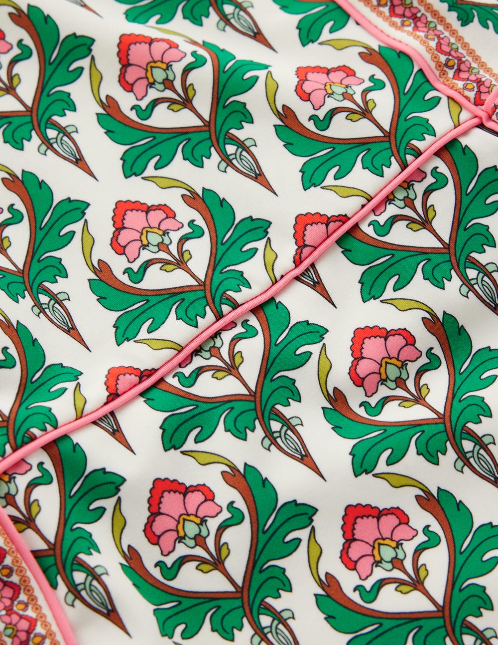 Rhodes Cup-Size Swimsuit-Ivory, Ornamental Stamp