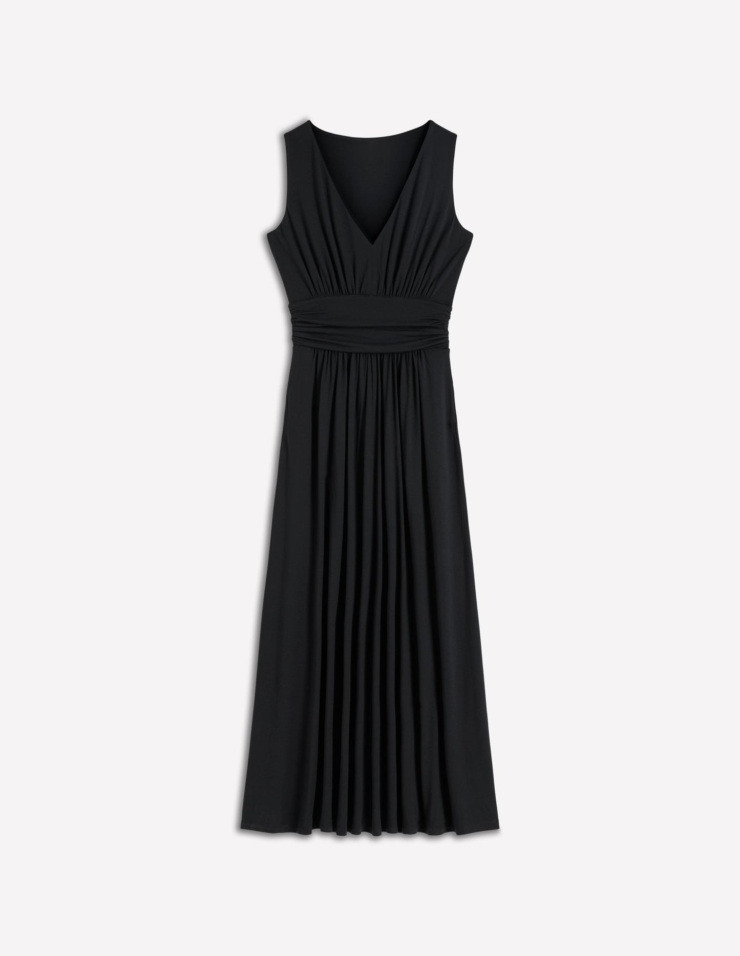 Elodie Jersey Maxi Dress-Black