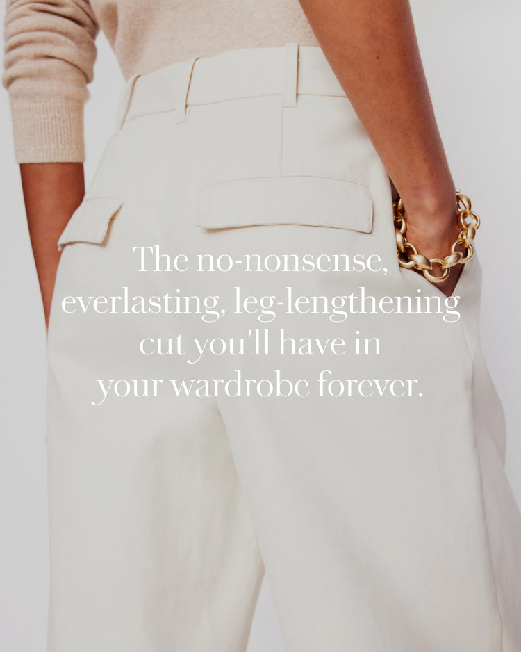Women wearing white trousers 