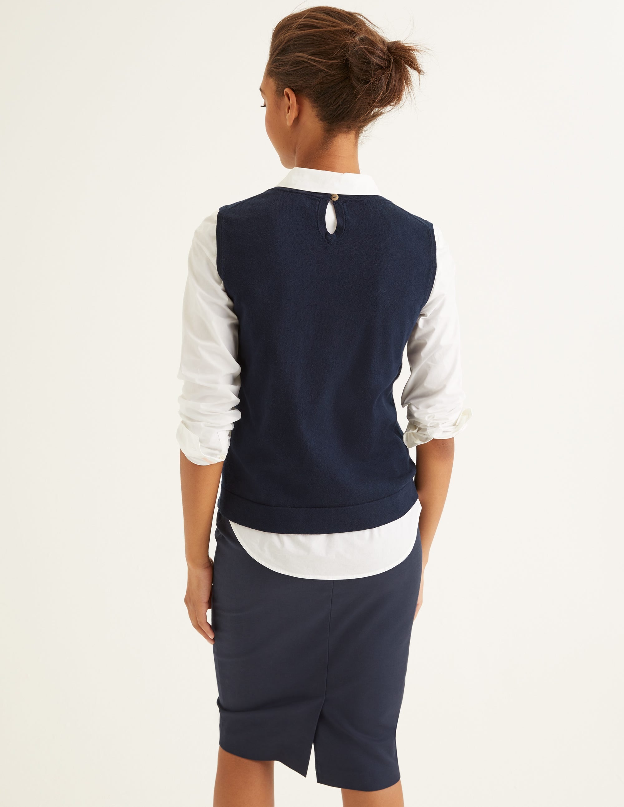 Favourite Knitted Tank-Navy - Image 5