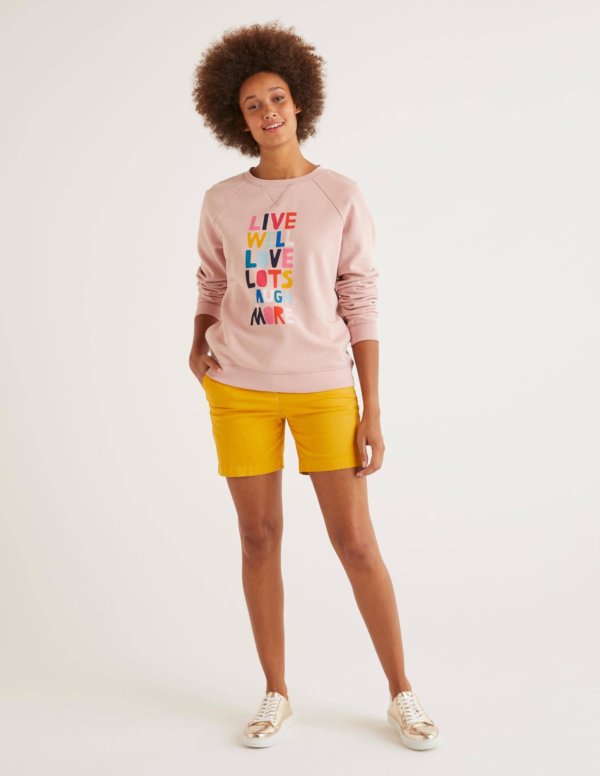 Daisy Chino Shorts-Tuscan Sun - Image 1