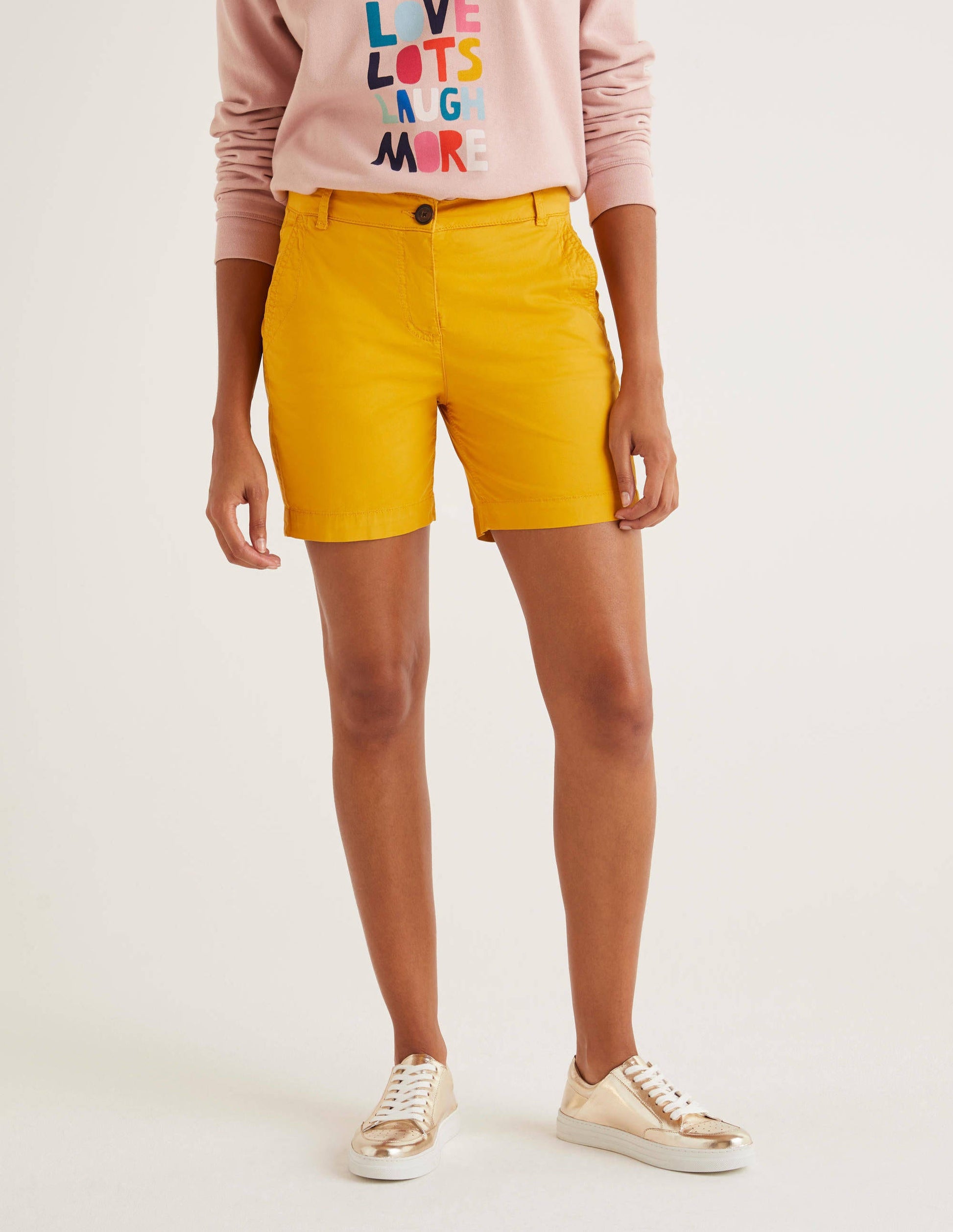 Daisy Chino Shorts-Tuscan Sun-3