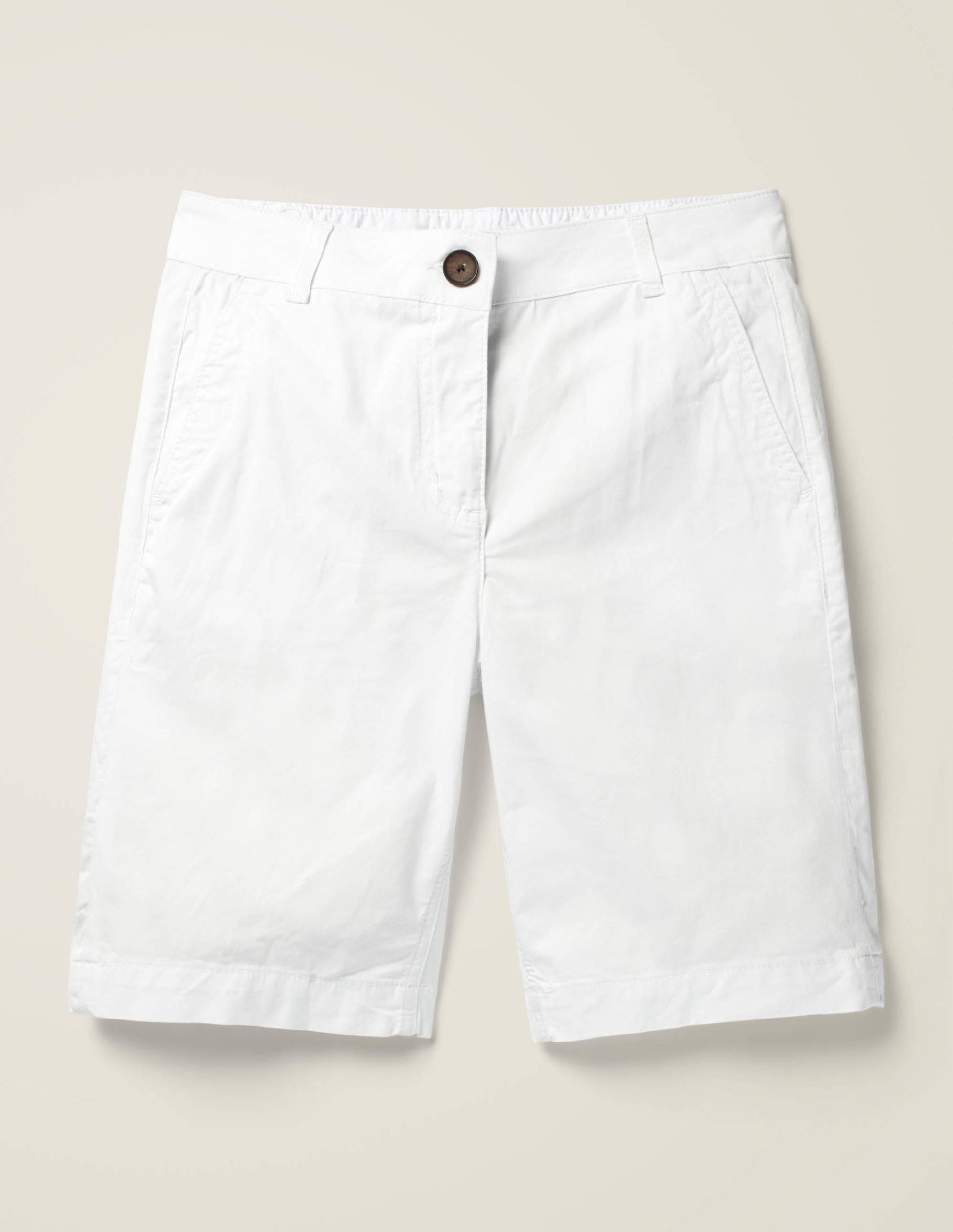 Daisy Chino Shorts-White-8