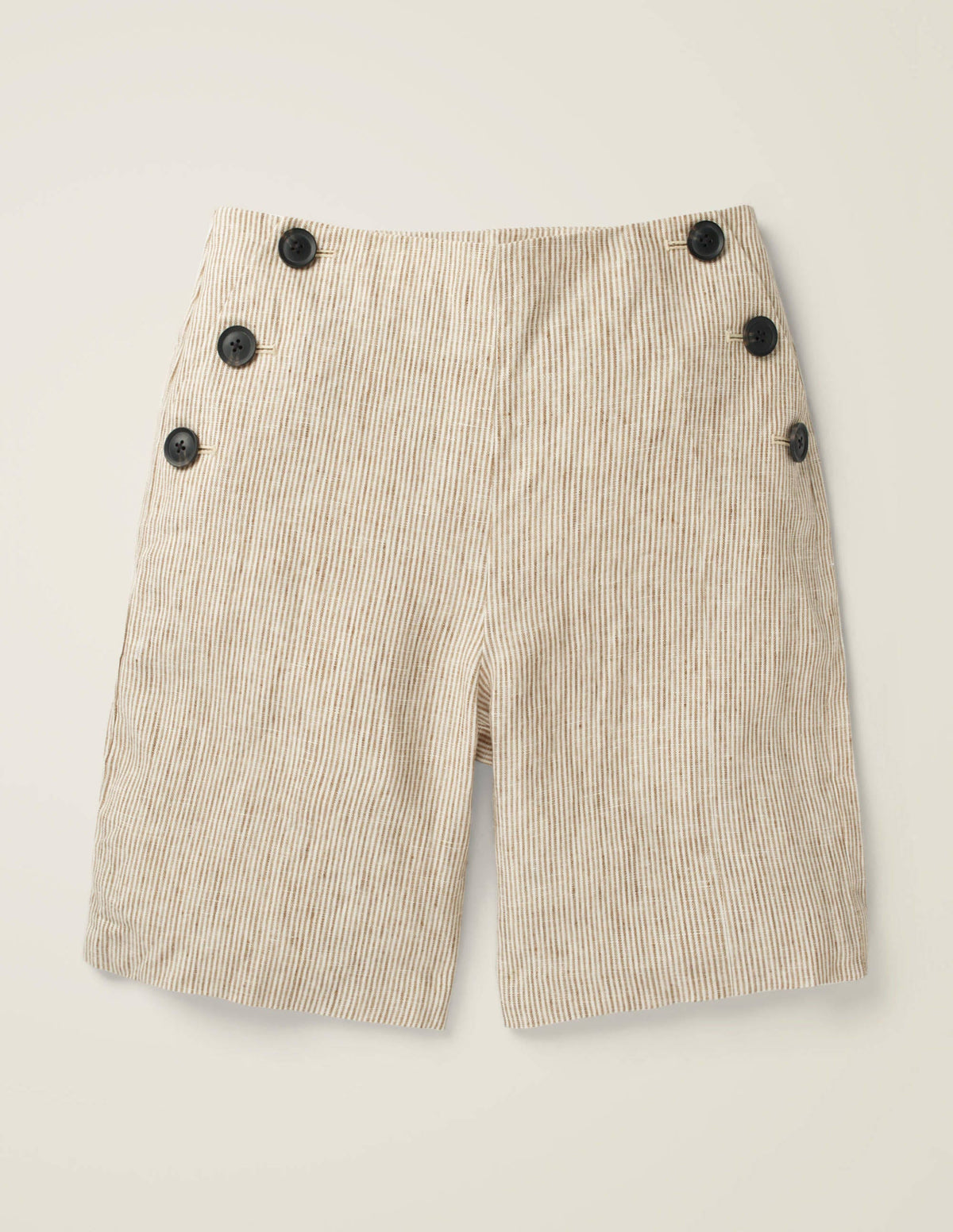 Falmouth Linen Shorts-Ticking Stripe - Image 8