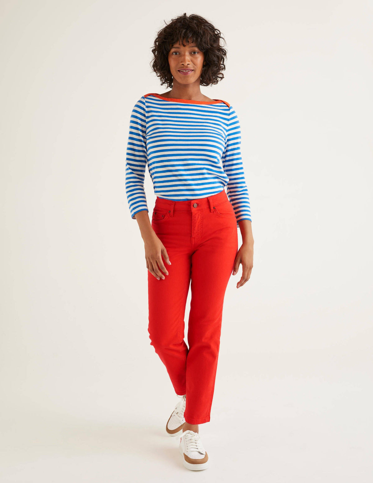 Slim Straight Ankle Skimmers-Orange Sunset - Image 2