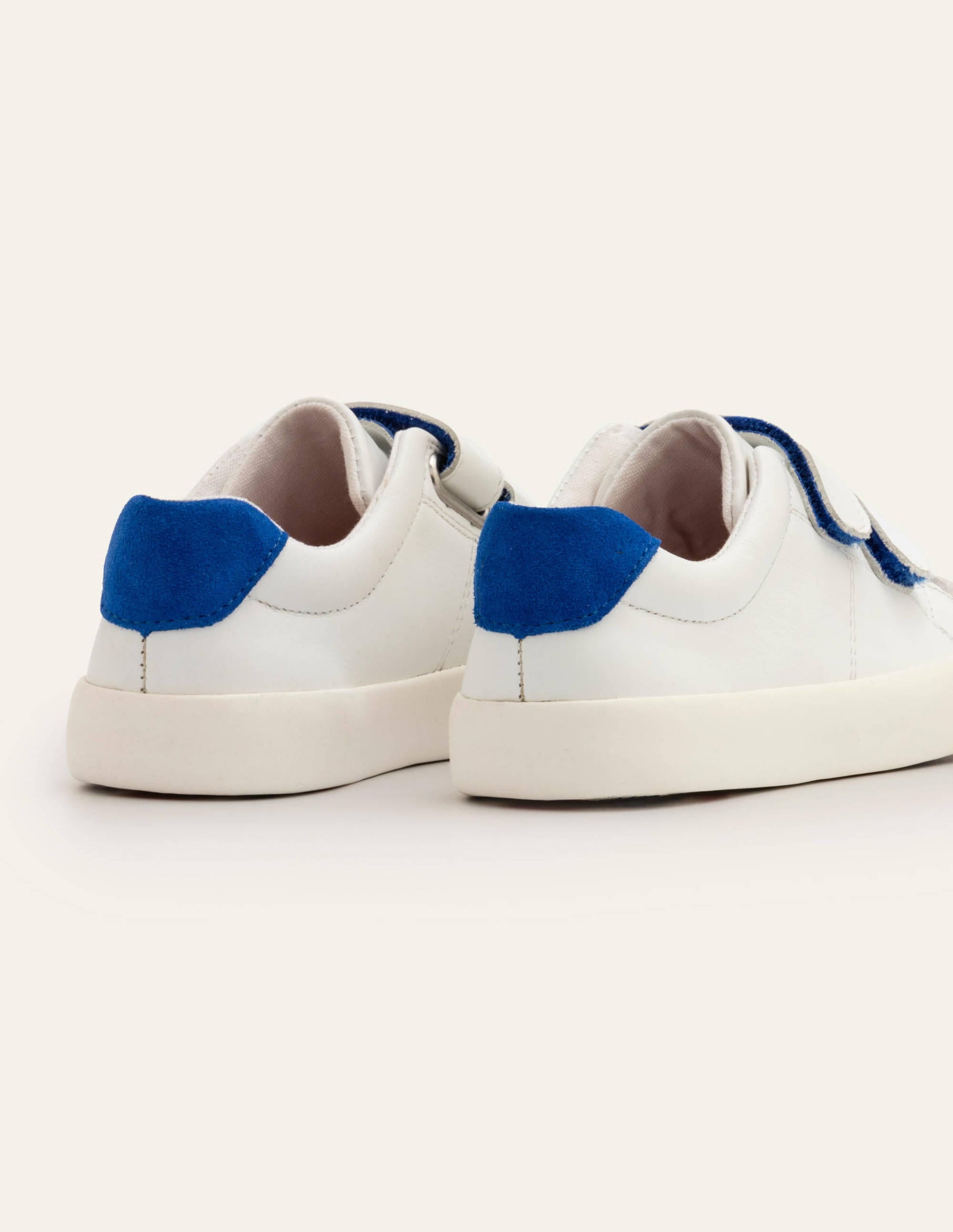 Leather Low Tops-White - Image 2