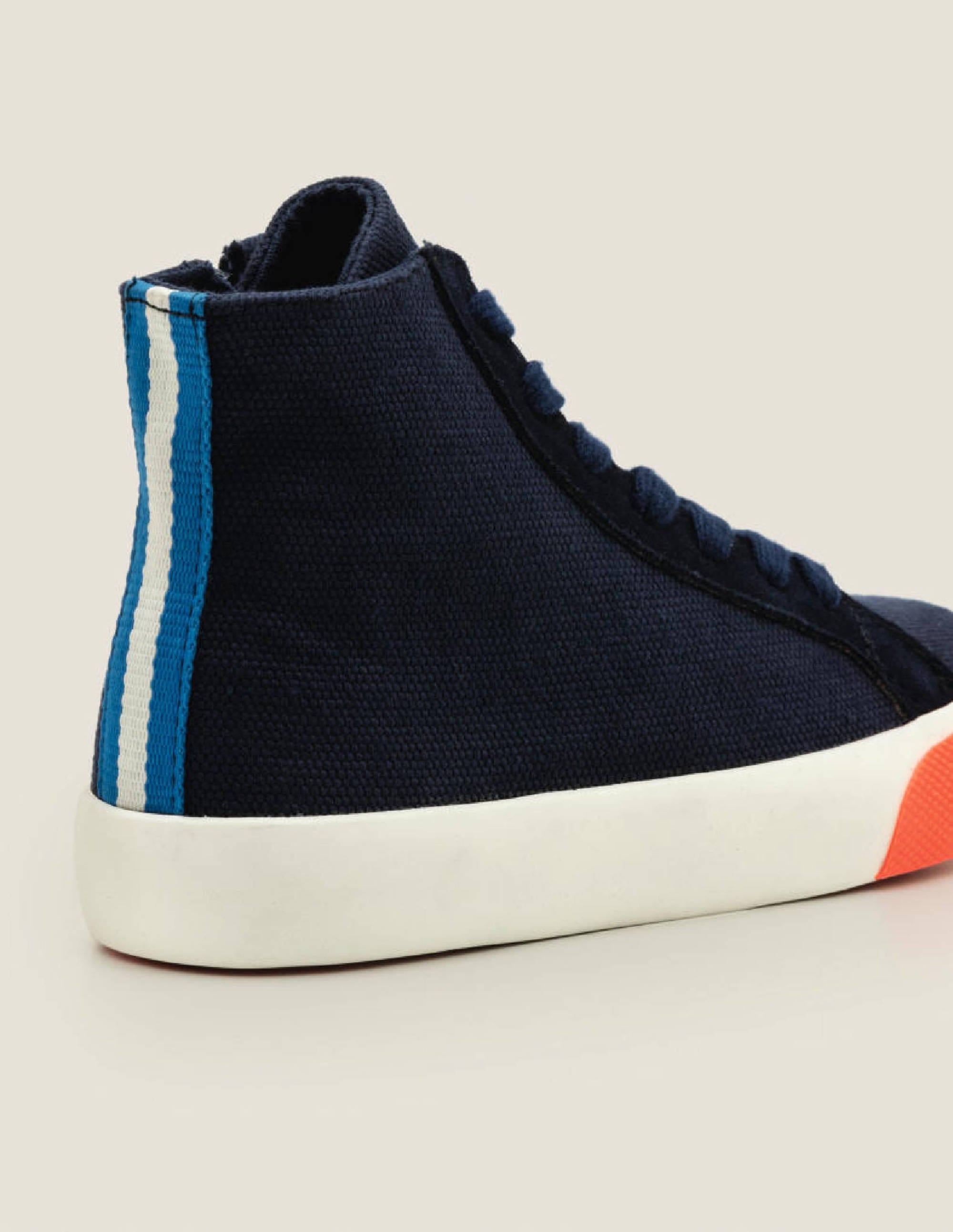 Contrast Canvas High Tops-Navy Blue - Image 3