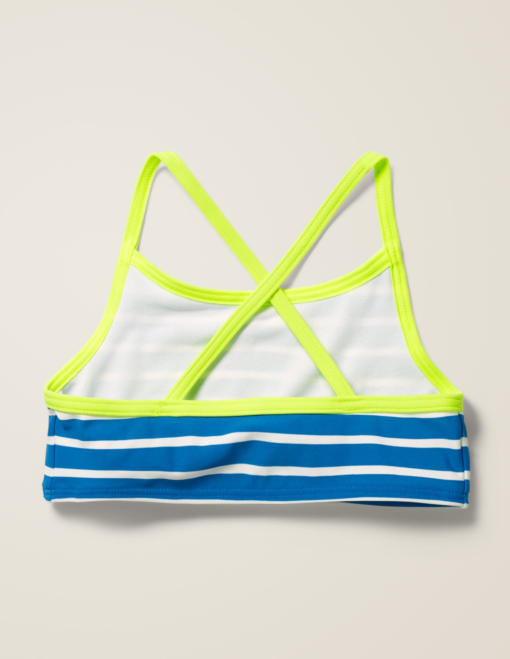 Patterned Bikini Top-Bold Blue/Ivory - Image 2