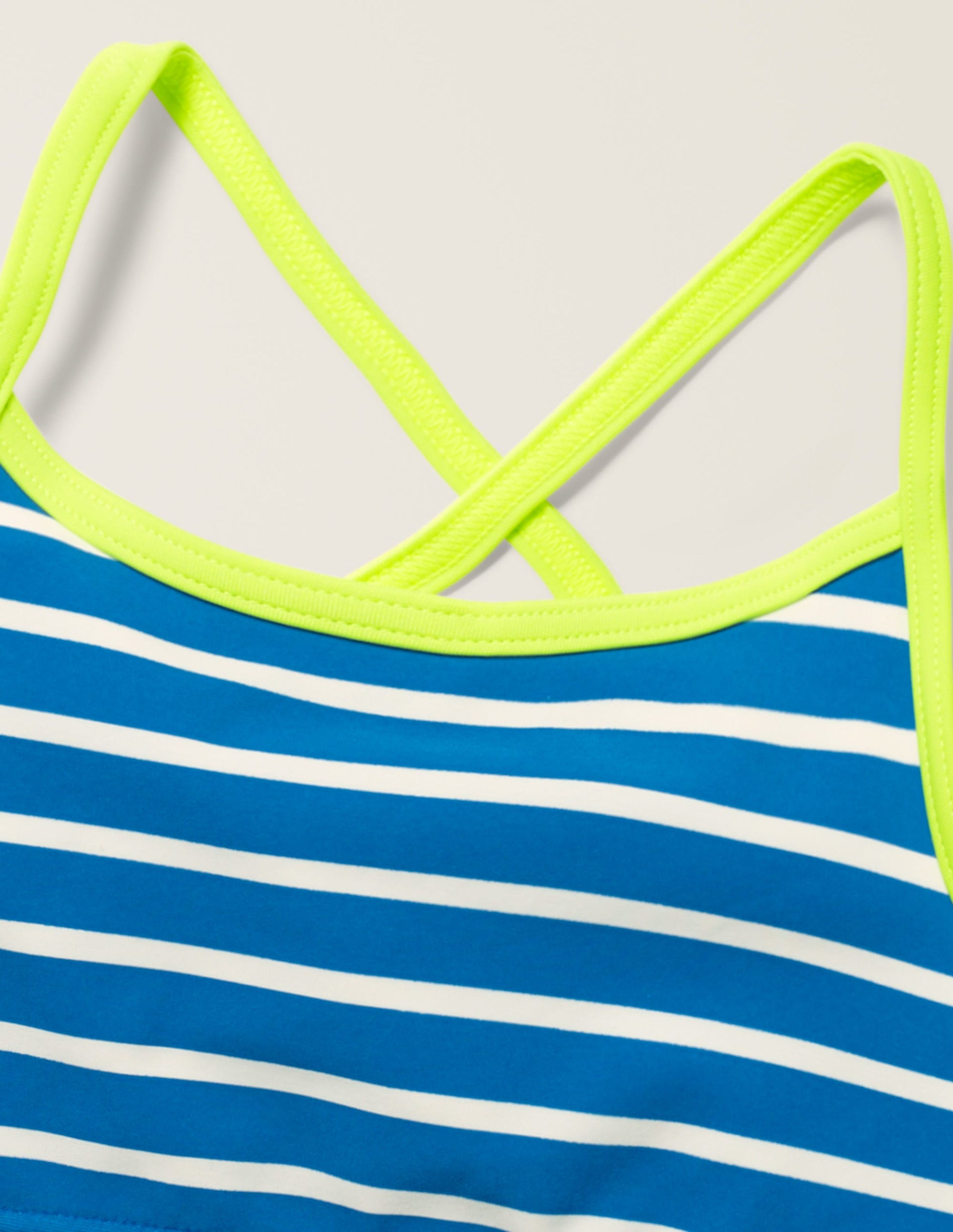 Patterned Bikini Top-Bold Blue/Ivory-3