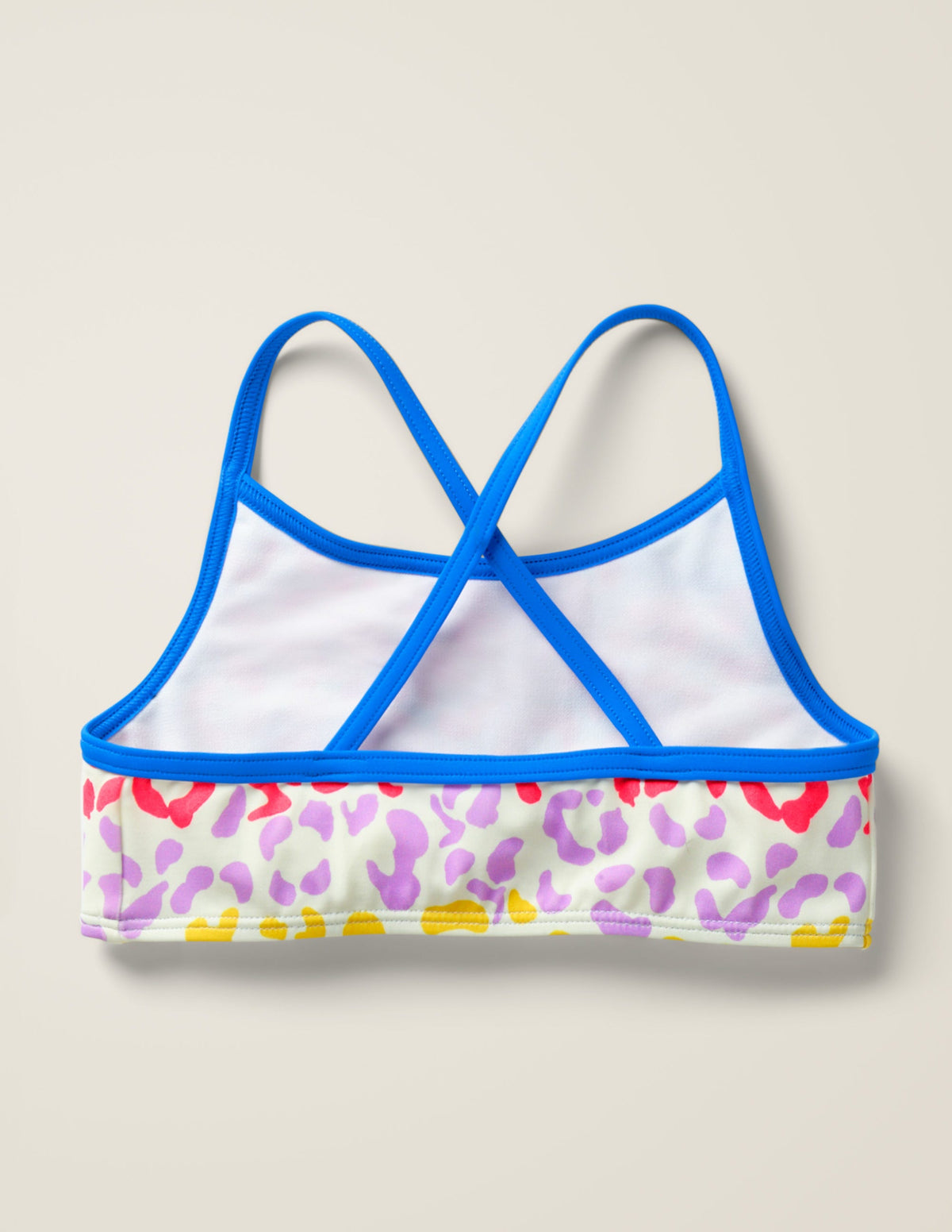 Patterned Bikini Top-Multi Leopard Spot-2