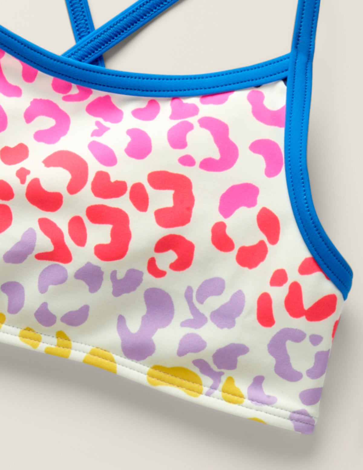 Patterned Bikini Top-Multi Leopard Spot - Image 3
