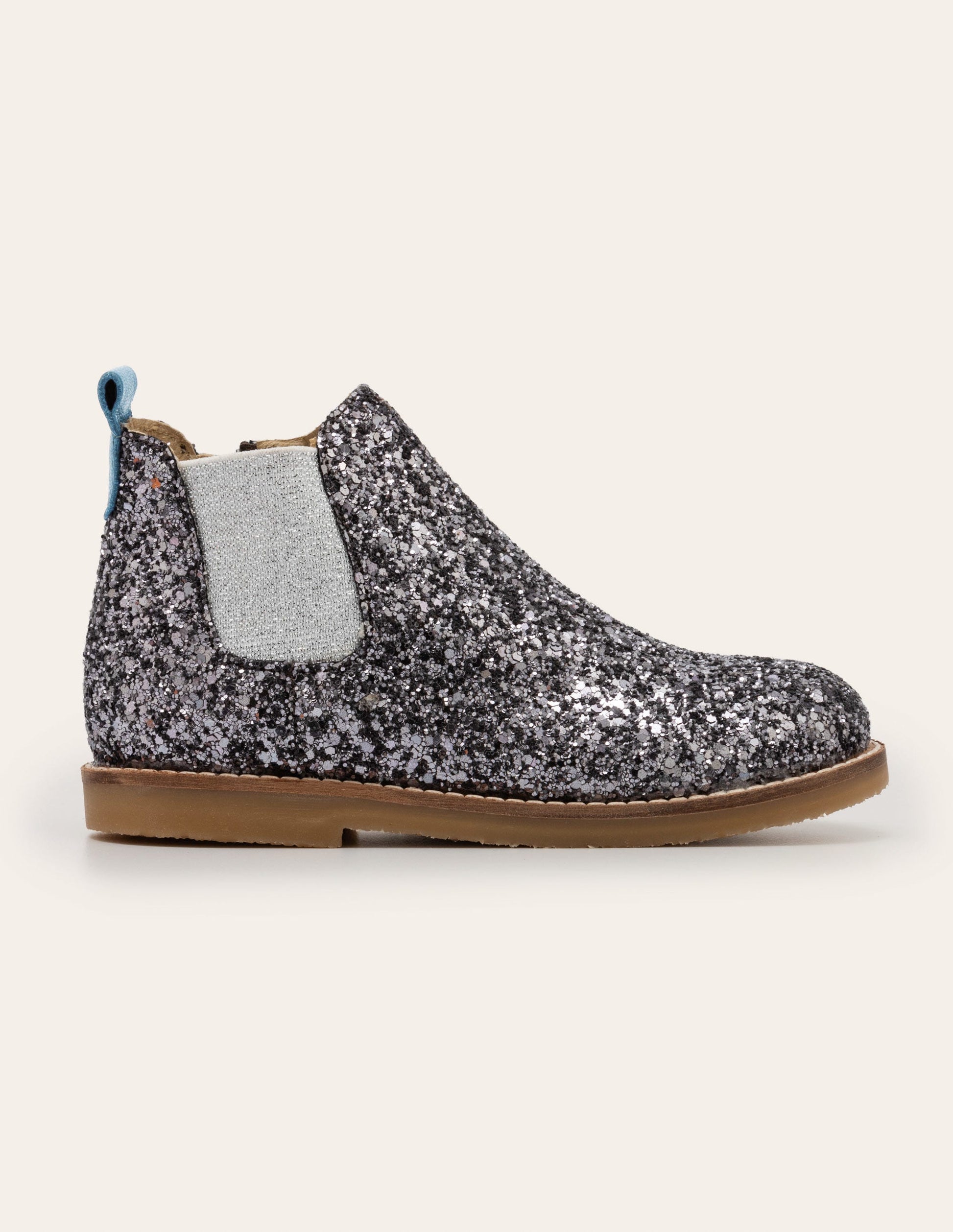 Leather Chelsea Boots-Mystic Metallic Glitter-3