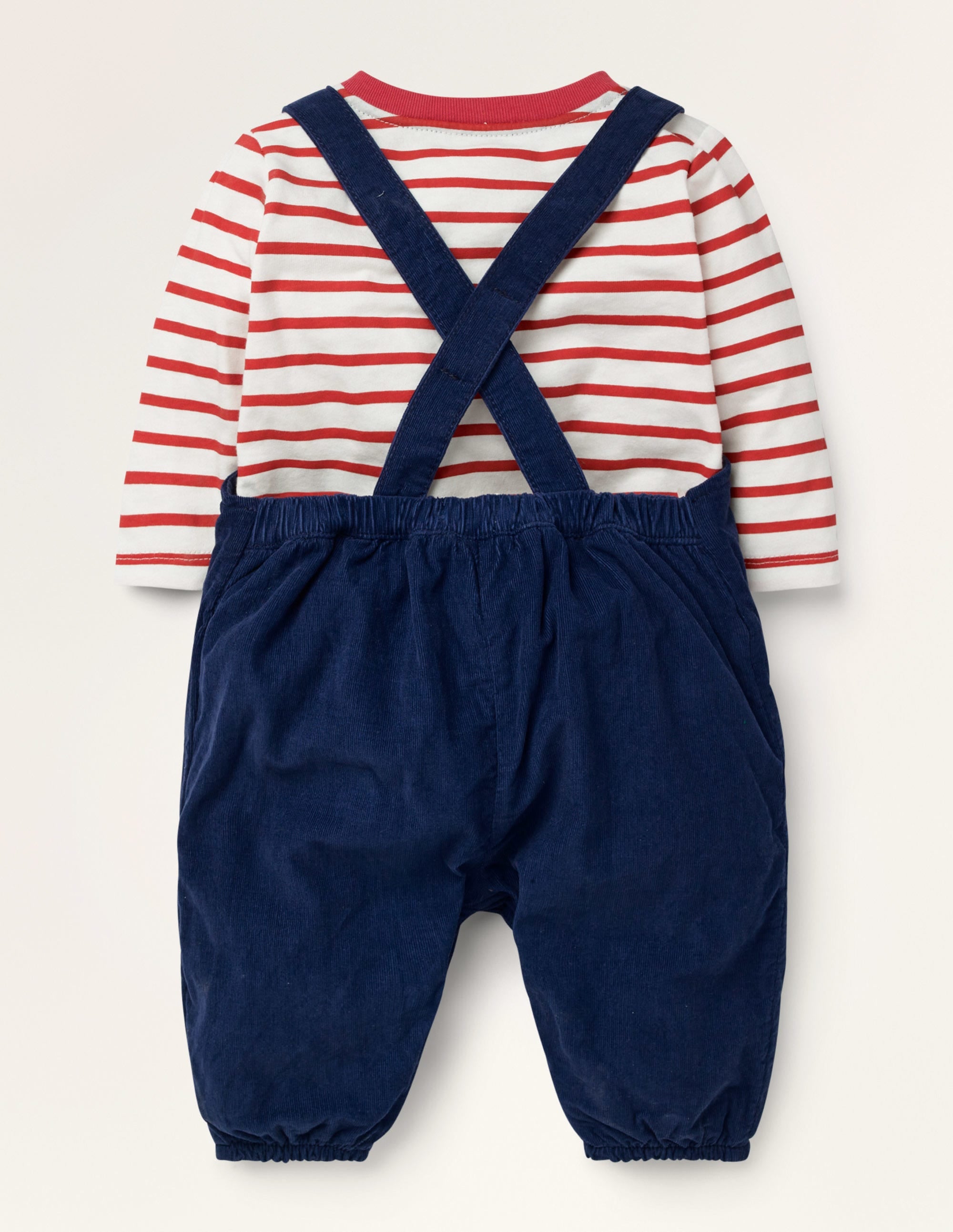 Cord Overalls Set-Starboard Blue Tractors - Image 2