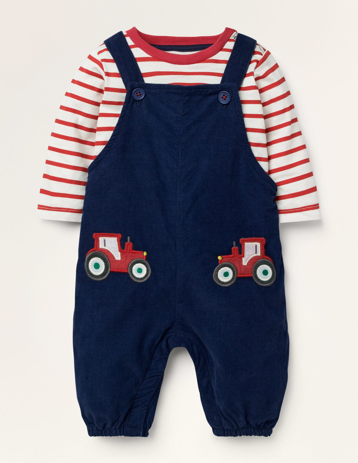 Cord Overalls Set-Starboard Blue Tractors - Image 1