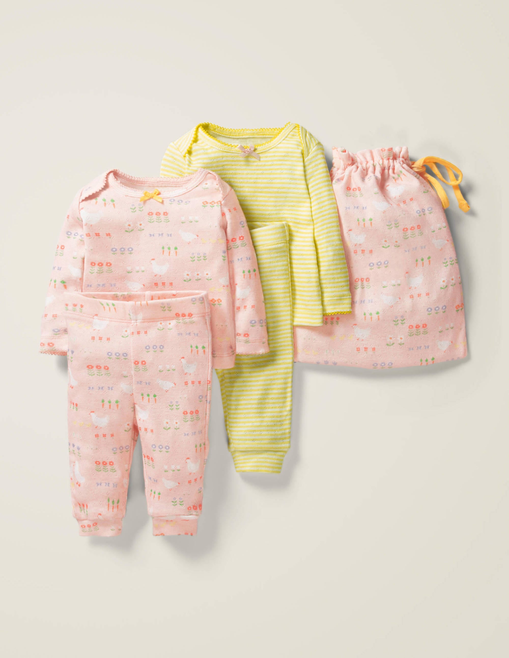 Supersoft Pointelle Pack-Provence Dusty Pink Floral - Image 1
