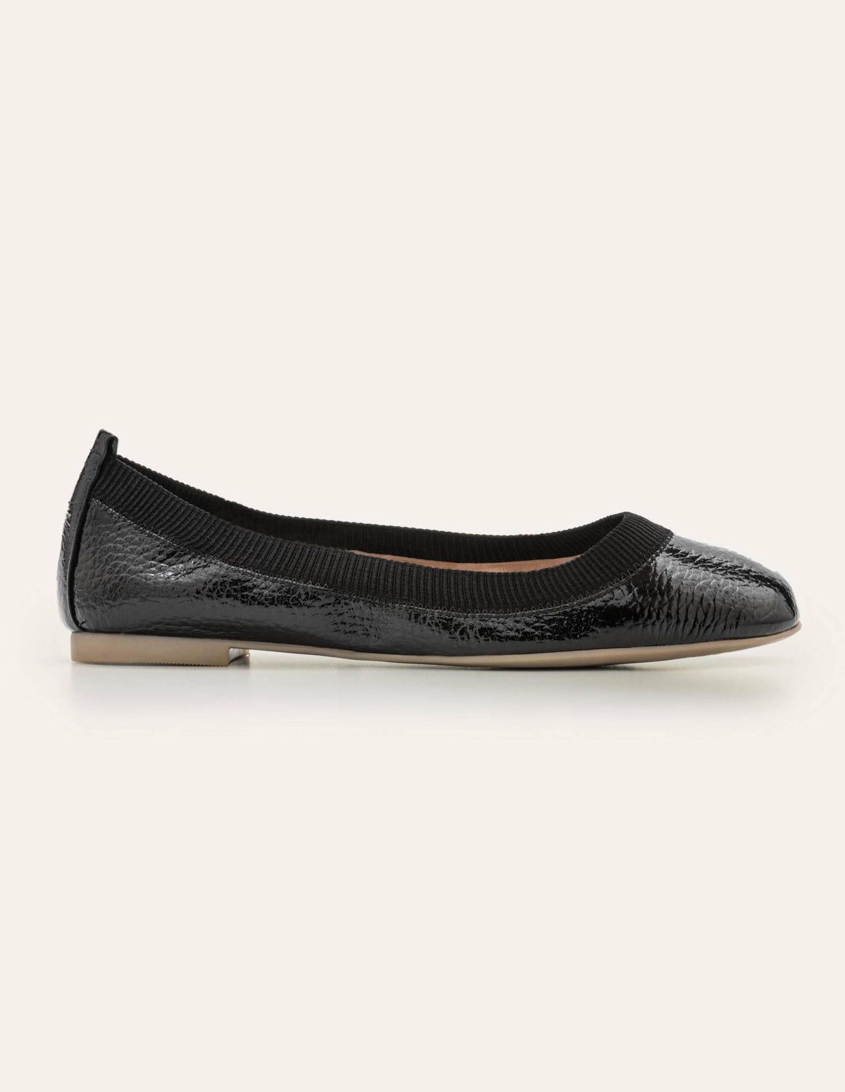 Hettie Flexi Ballerinas-Black Patent-2