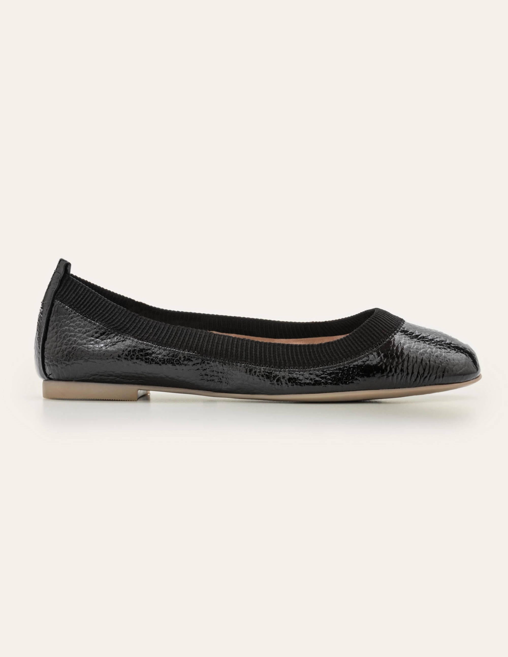 Hettie Flexi Ballerinas-Black Patent - Image 2