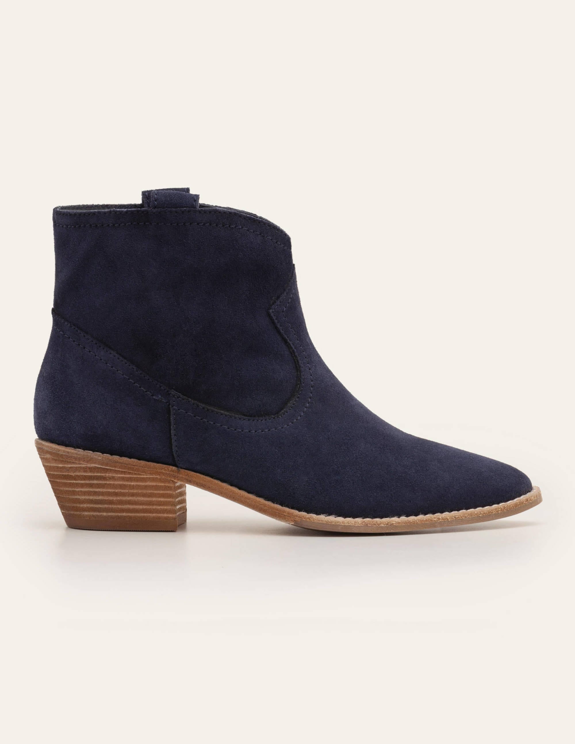 Allendale Ankle Boots-Navy - Image 3