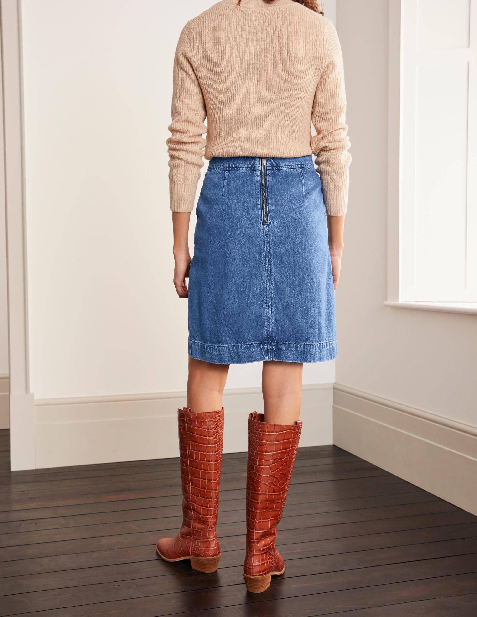 Beresford Mini Skirt-Mid Vintage - Image 2