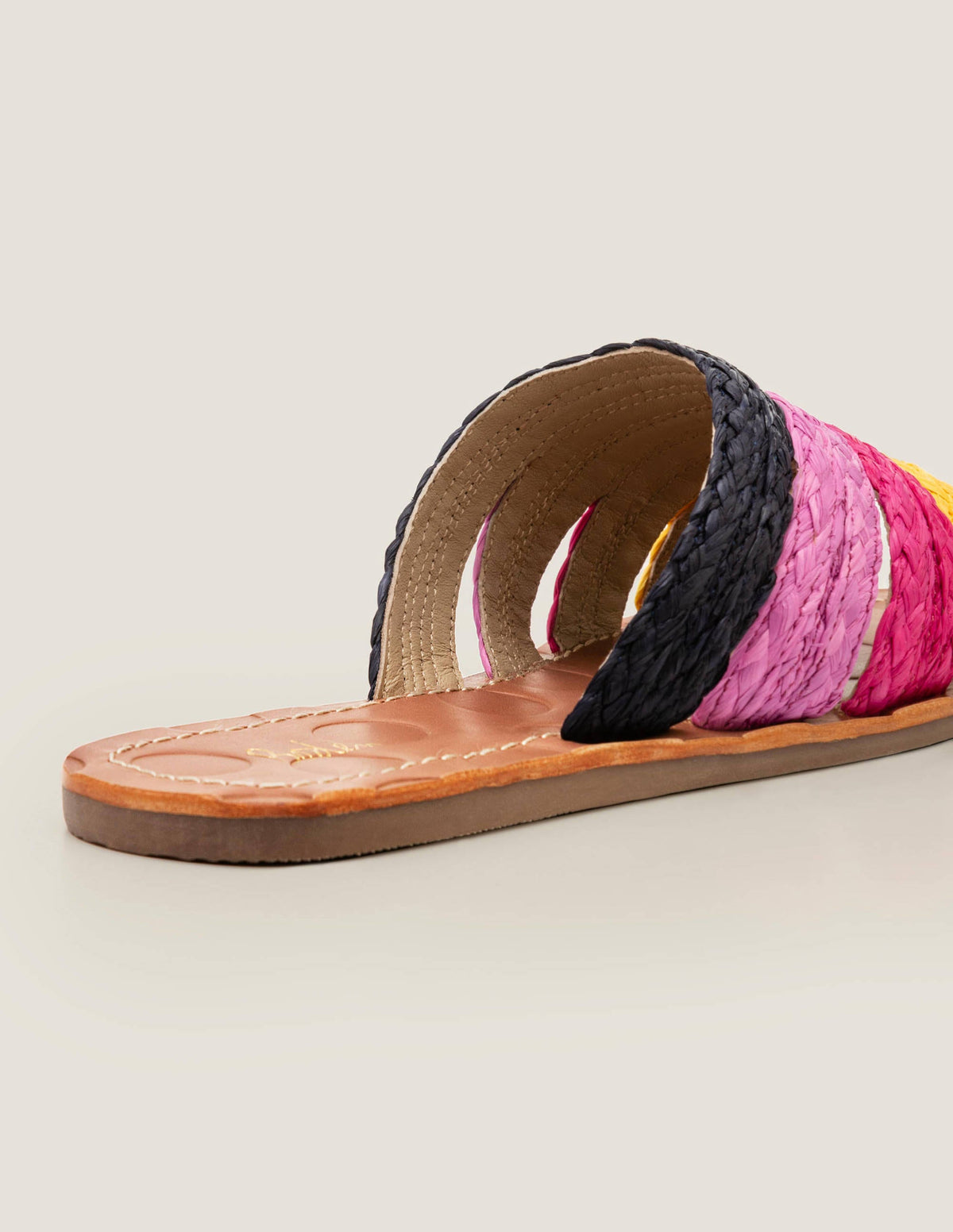 Leonora Raffia Slides-Multi - Image 2