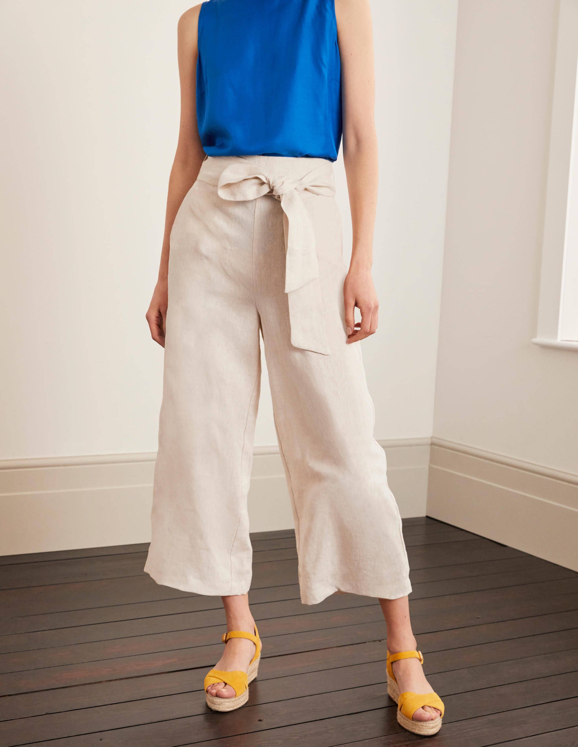 Weymouth Linen Pants-natural tonic linen - Image 1