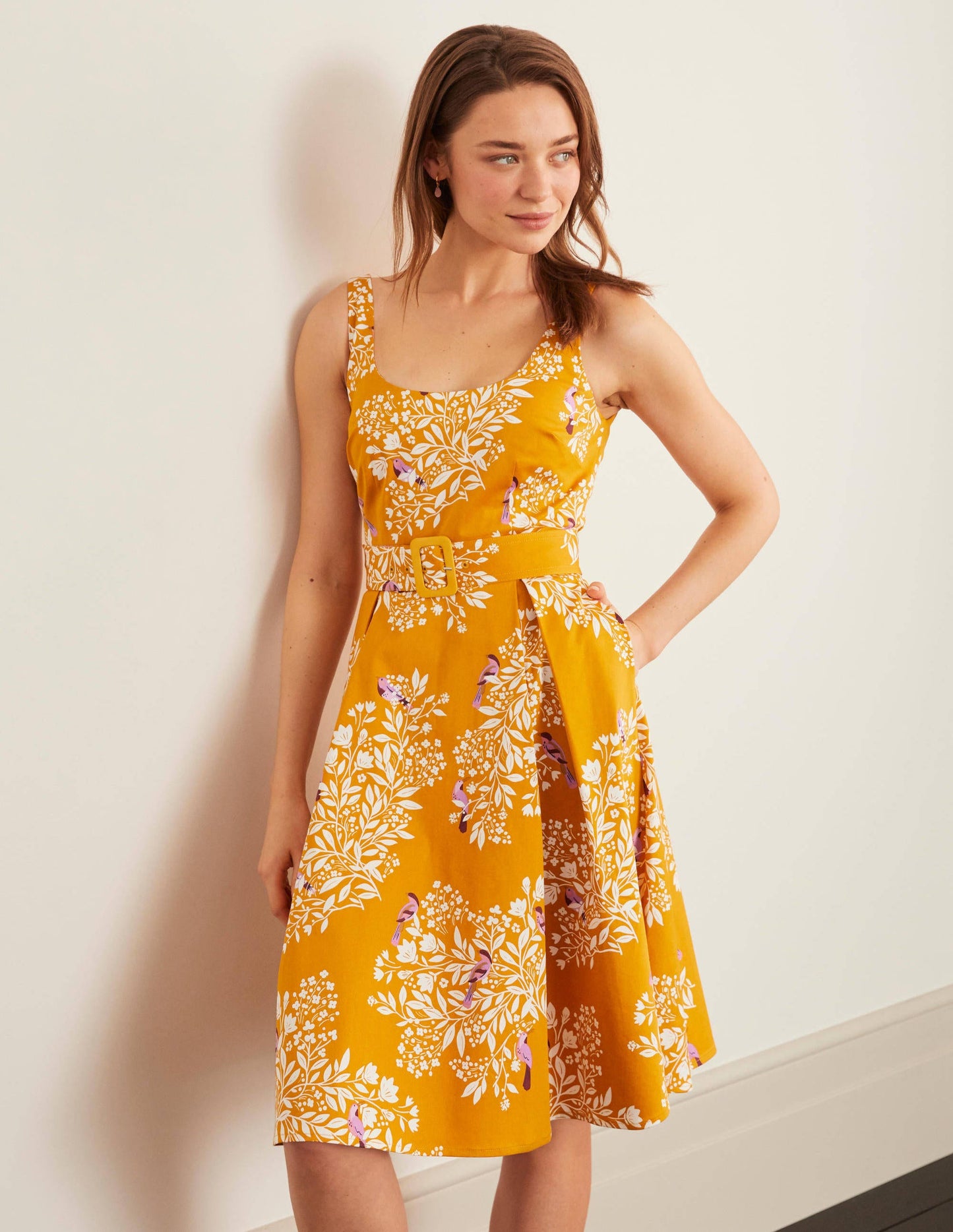 Winifred Dress-Tuscan Sun, Garden Dream