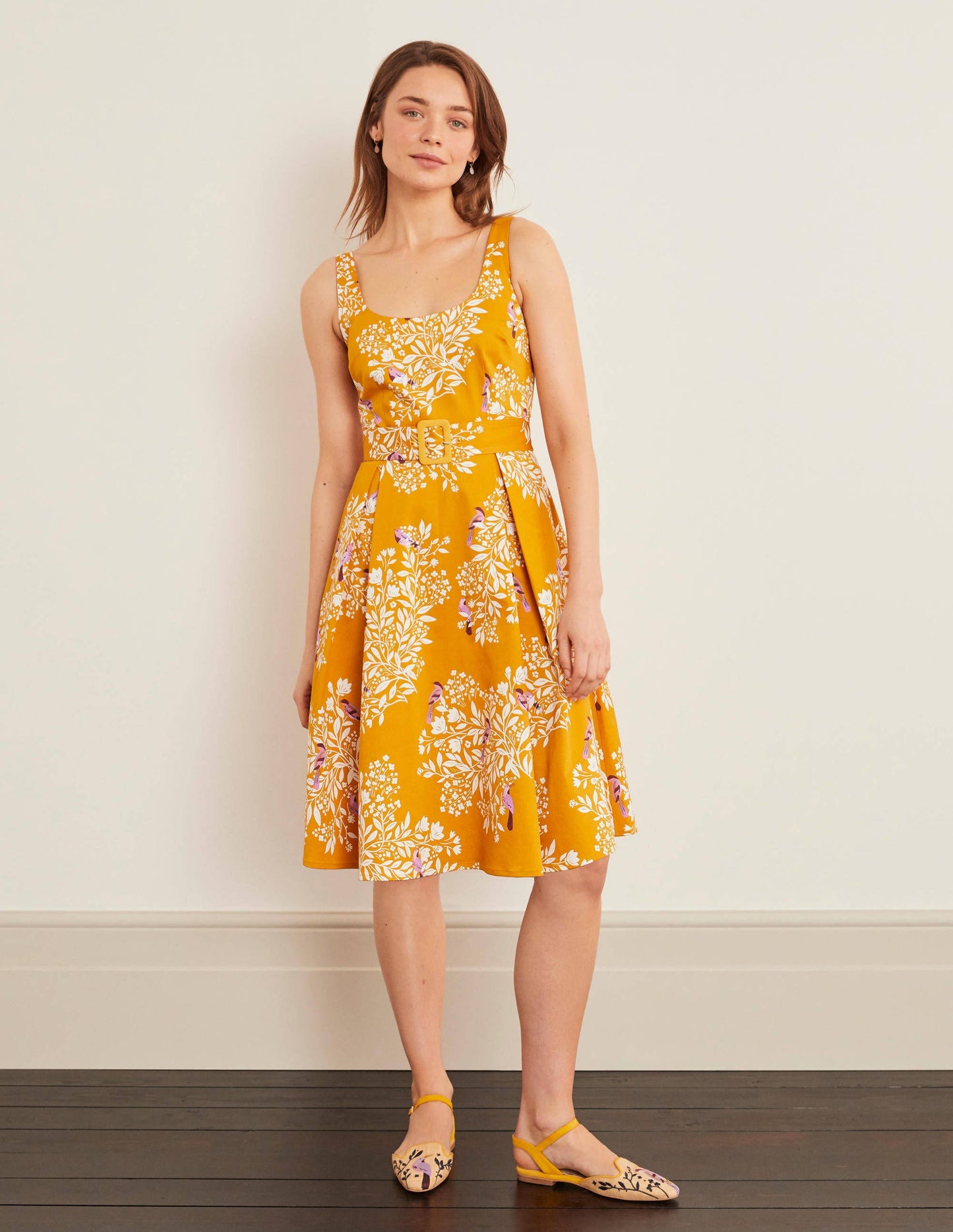 Winifred Dress-Tuscan Sun, Garden Dream