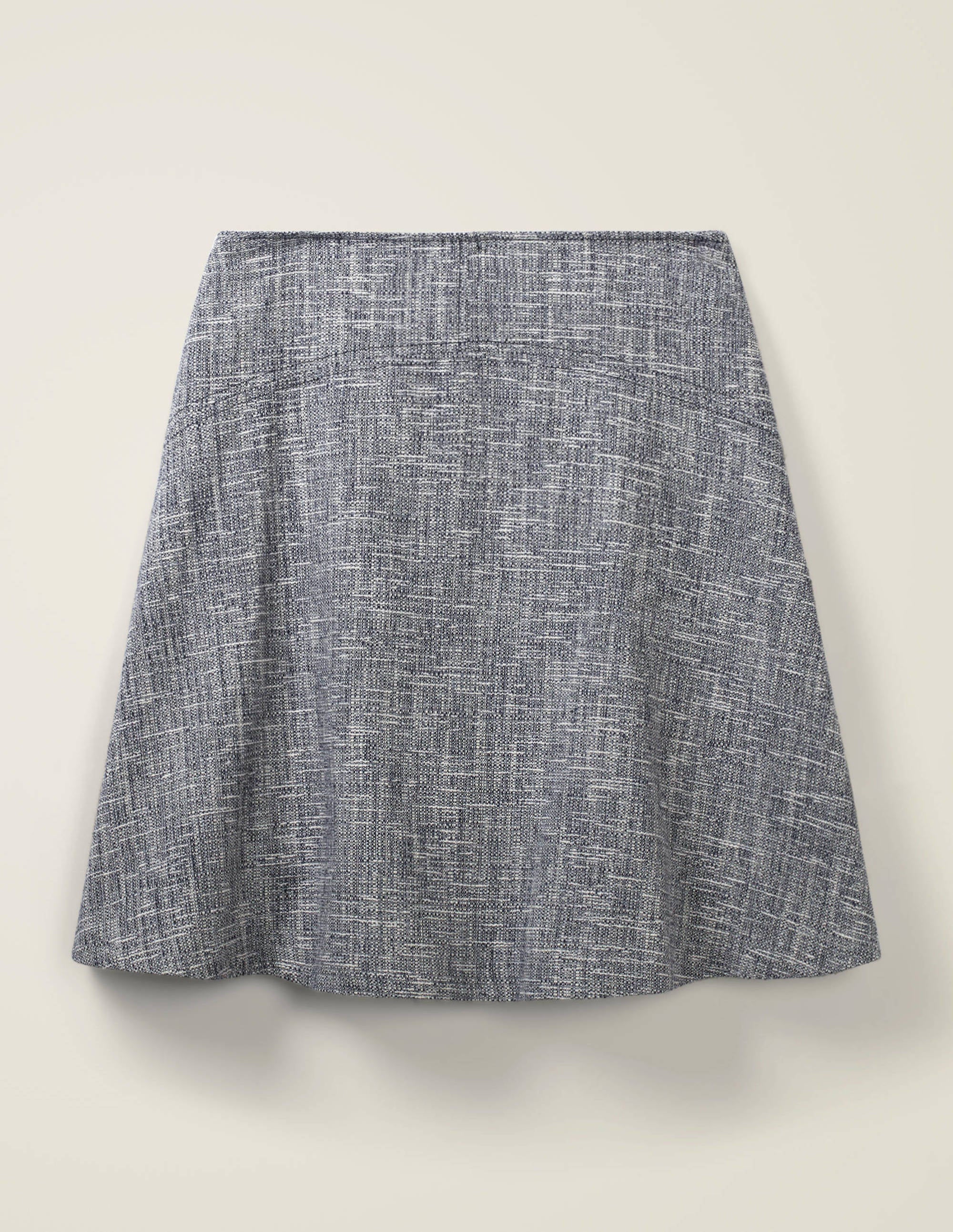 Catherick Textured Mini Skirt-Blue Texture - Image 5