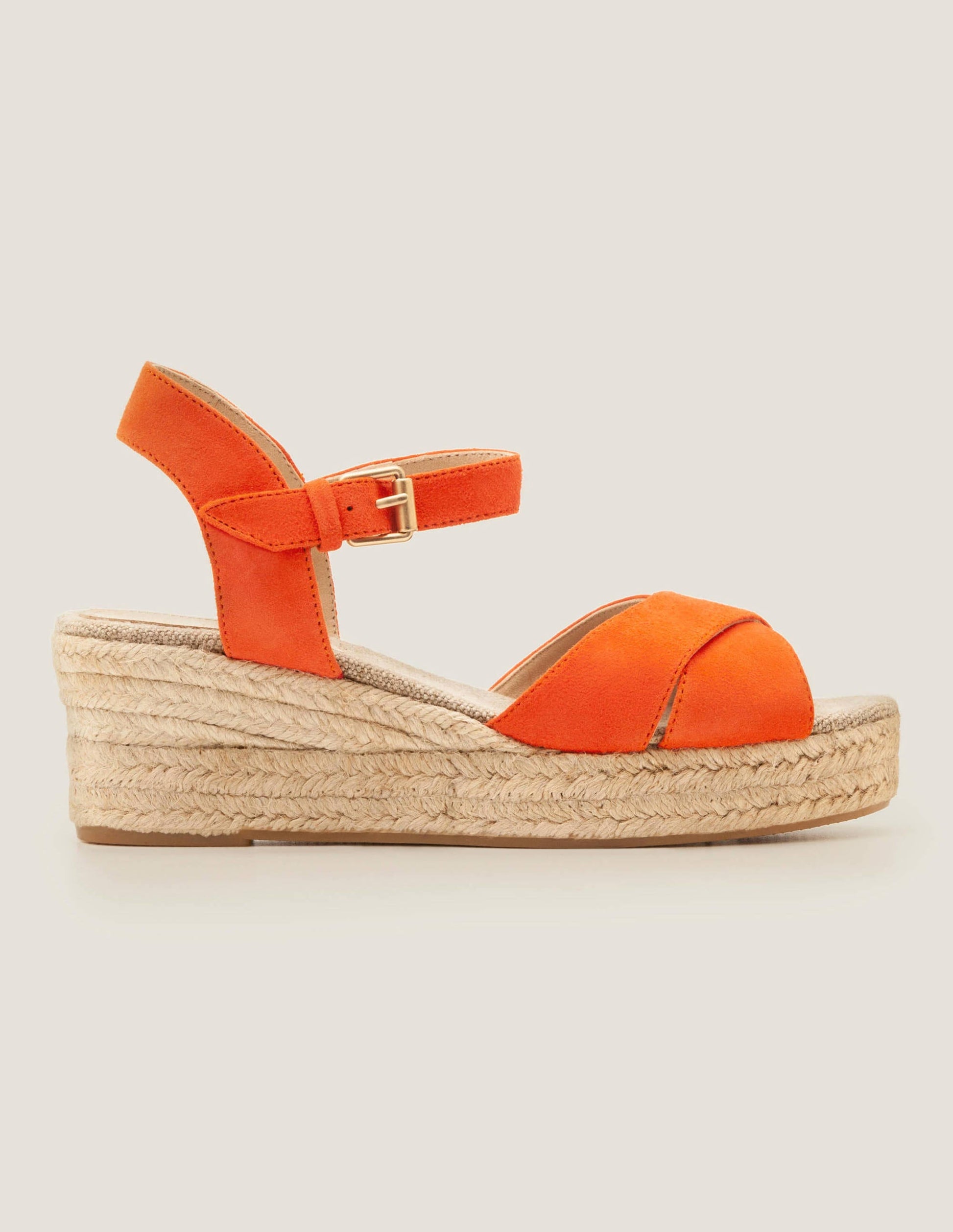 Jasmine Espadrille Wedges-Orange Sunset-2