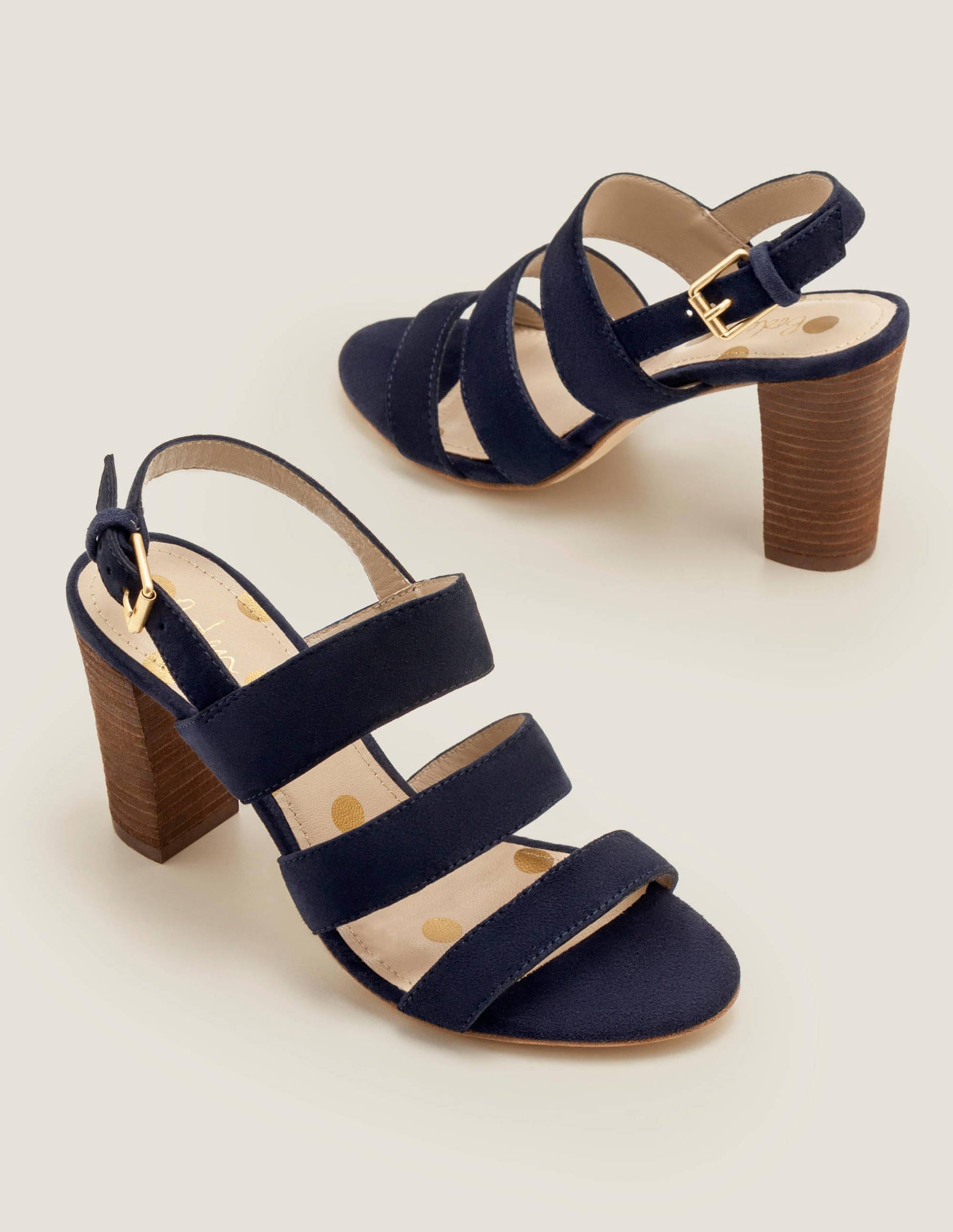 Samantha Heeled Sandals-Navy-1