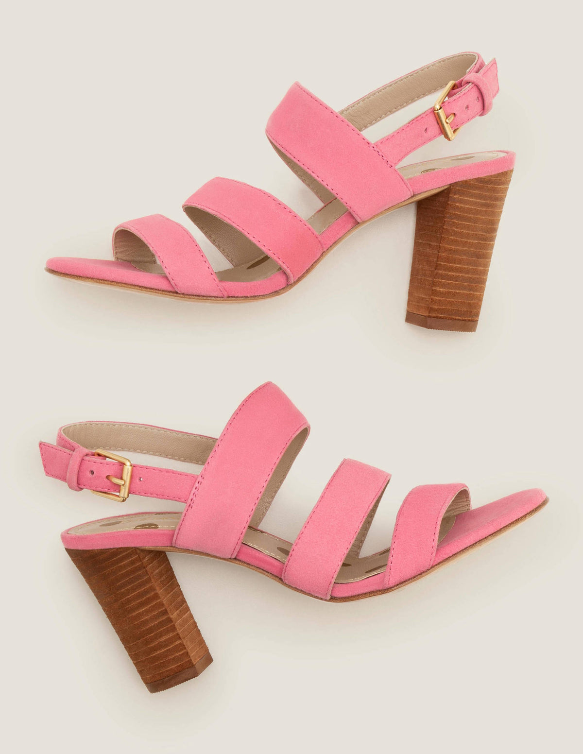 Samantha Heeled Sandals-Bright Camellia - Image 1